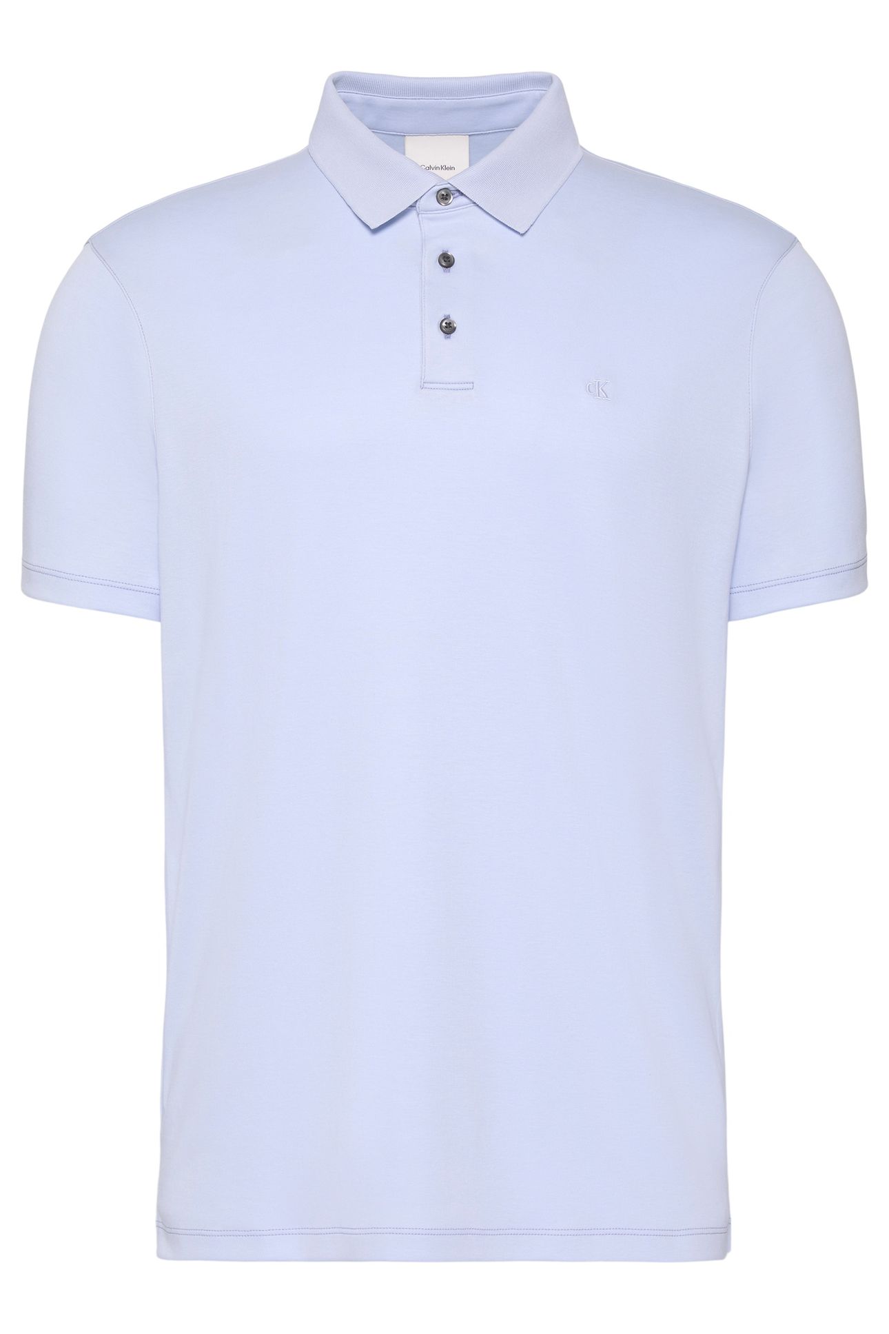 SS SUPIMA CHEST EMBROIDERY POLO HEAVENLY IRIS 5