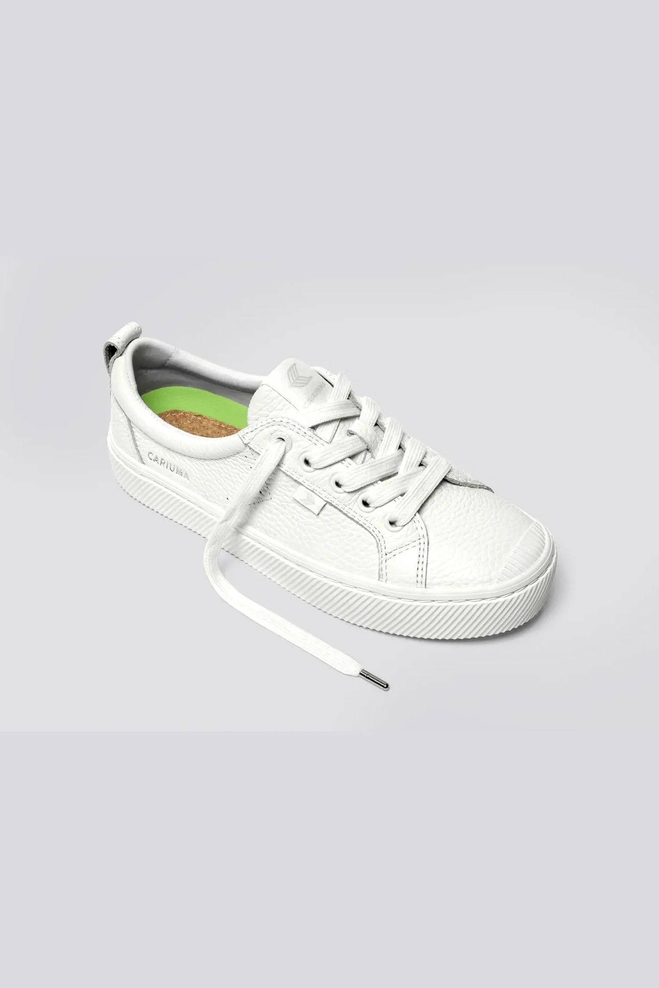 OCA PEBBLED LEATHER WHITE 3