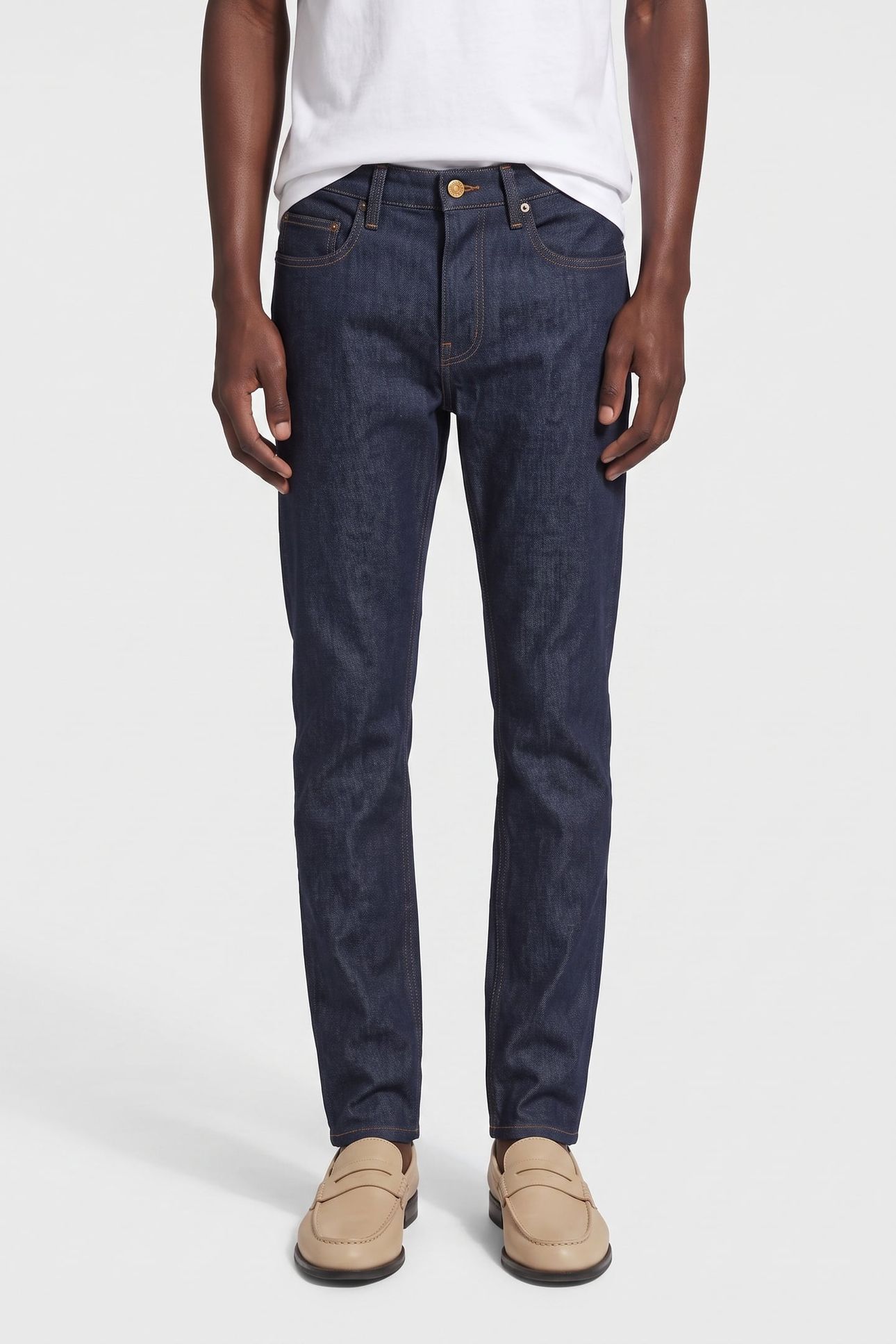 SLIM BLUE DENIM JEANS BLUE BRUT 1