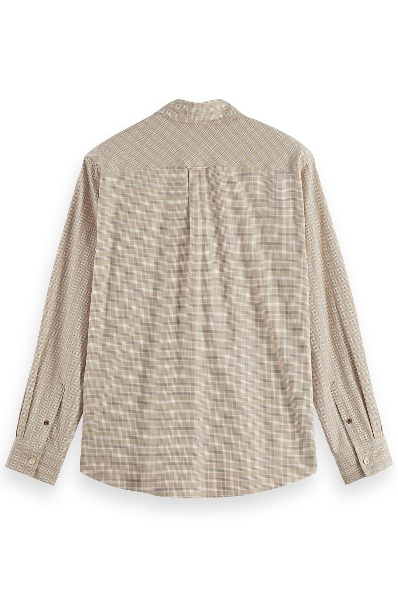 LIGHTWEIGHT FLANNEL CHECKED SHIRT PLAZA TAUPE CHECK 5