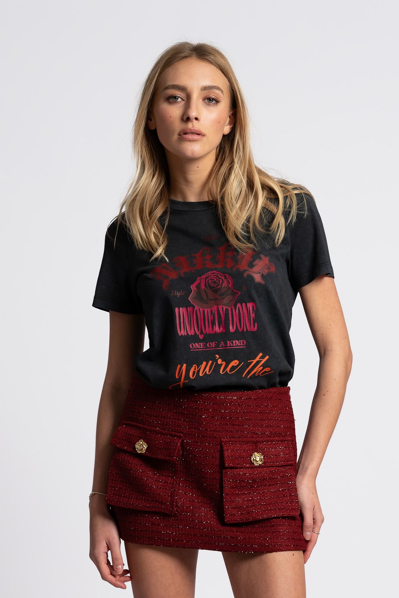 LOREDA SKORT WINE 1