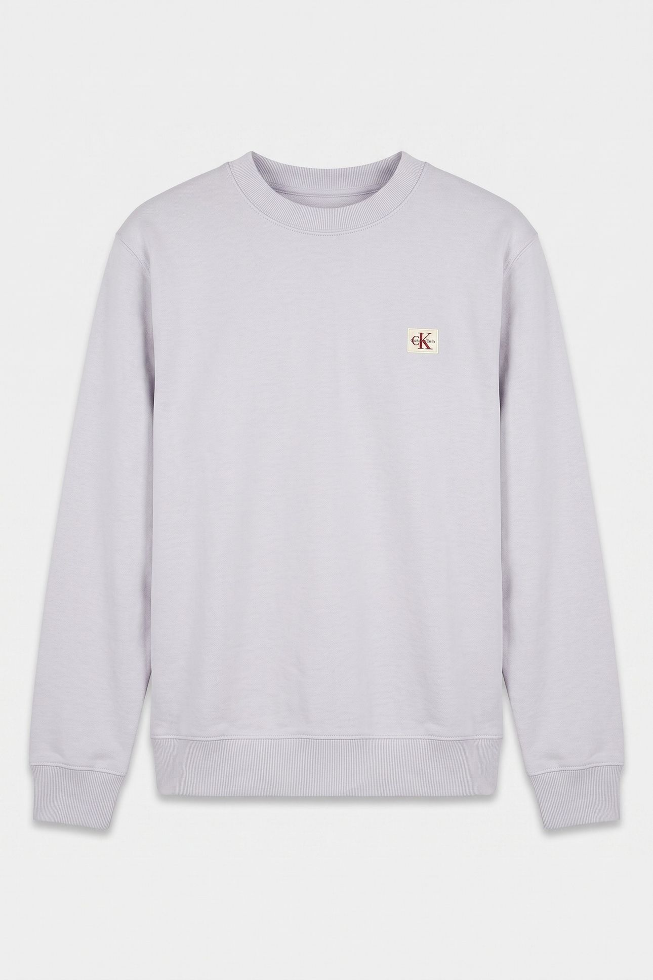 CLASSIC LONG SLEEVE 350GSM TERRY WOVEN LABEL MARBLE GRAY 3