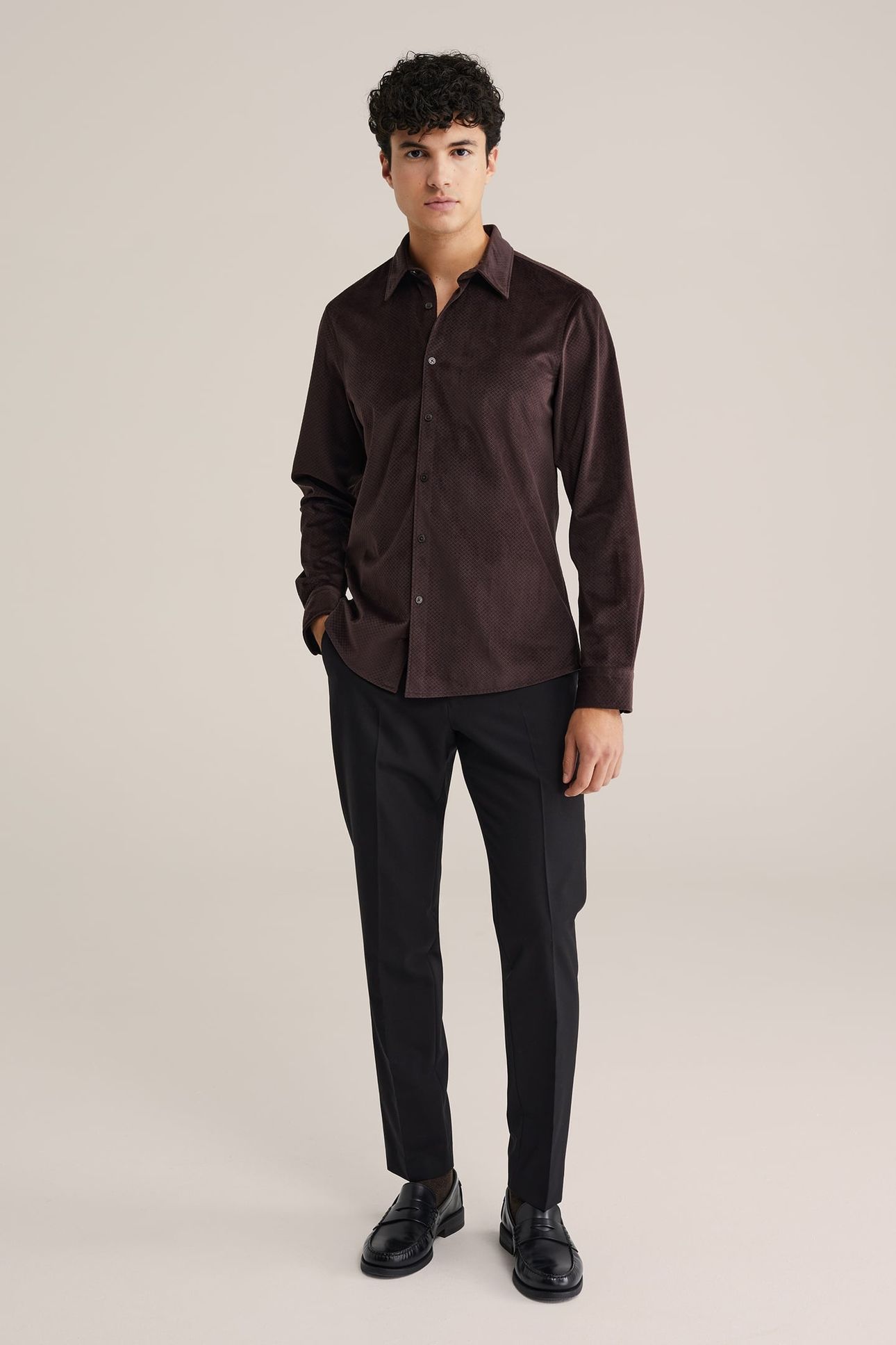 SHIRT DARK BROWN 2
