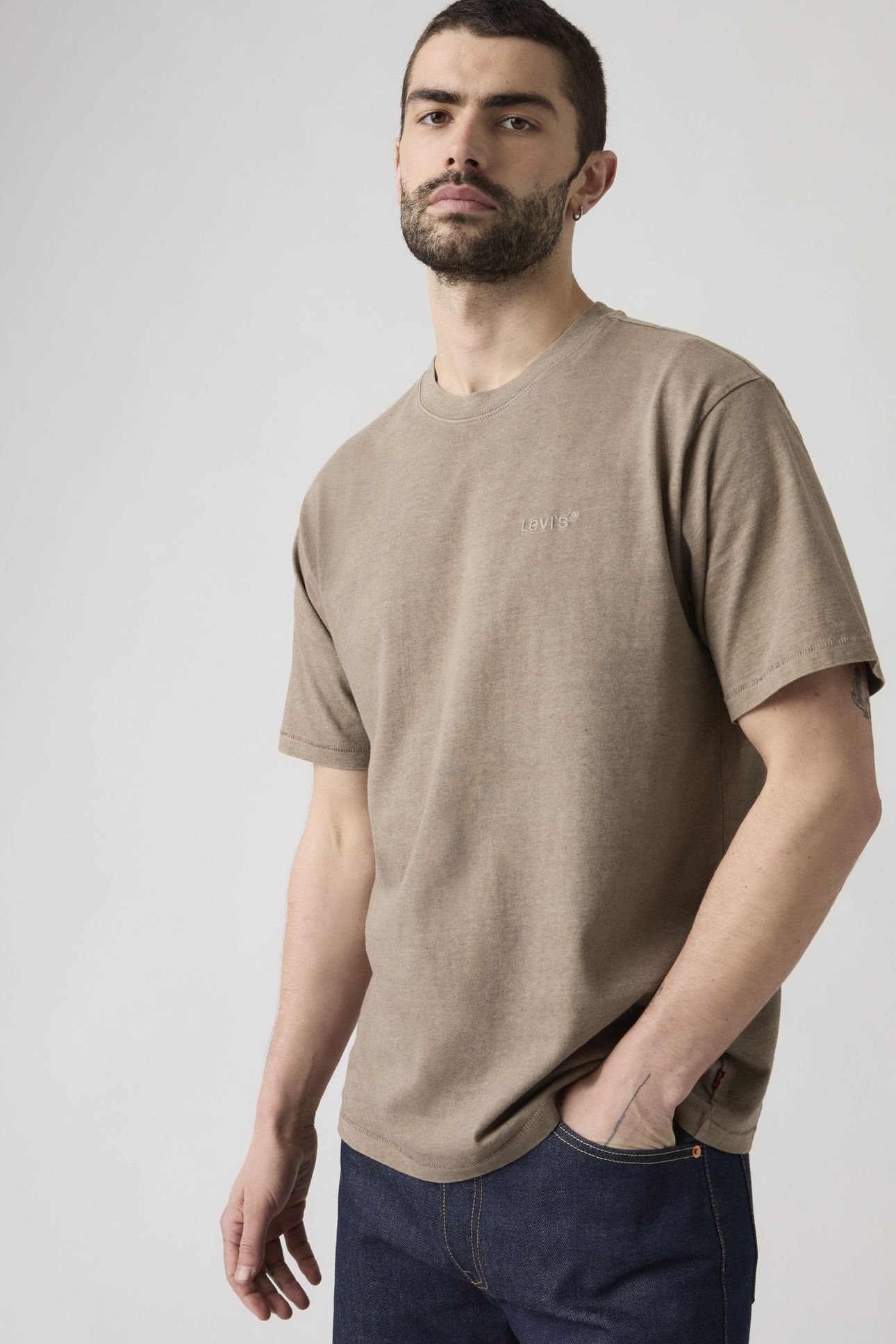 RED TAB VINTAGE TEE GRUNGE WASH FUNGI 2