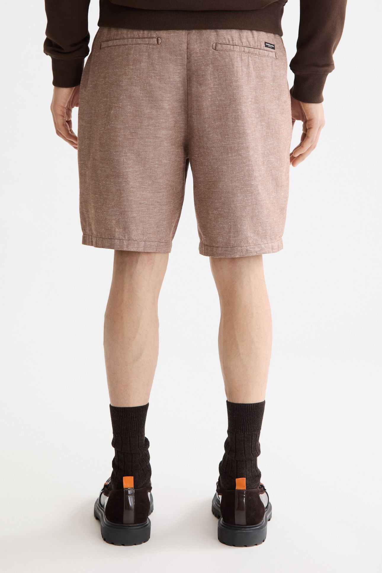 SEASONAL CORE - FAVE - COTTON LINEN BERMUDA SOFT SILT 3
