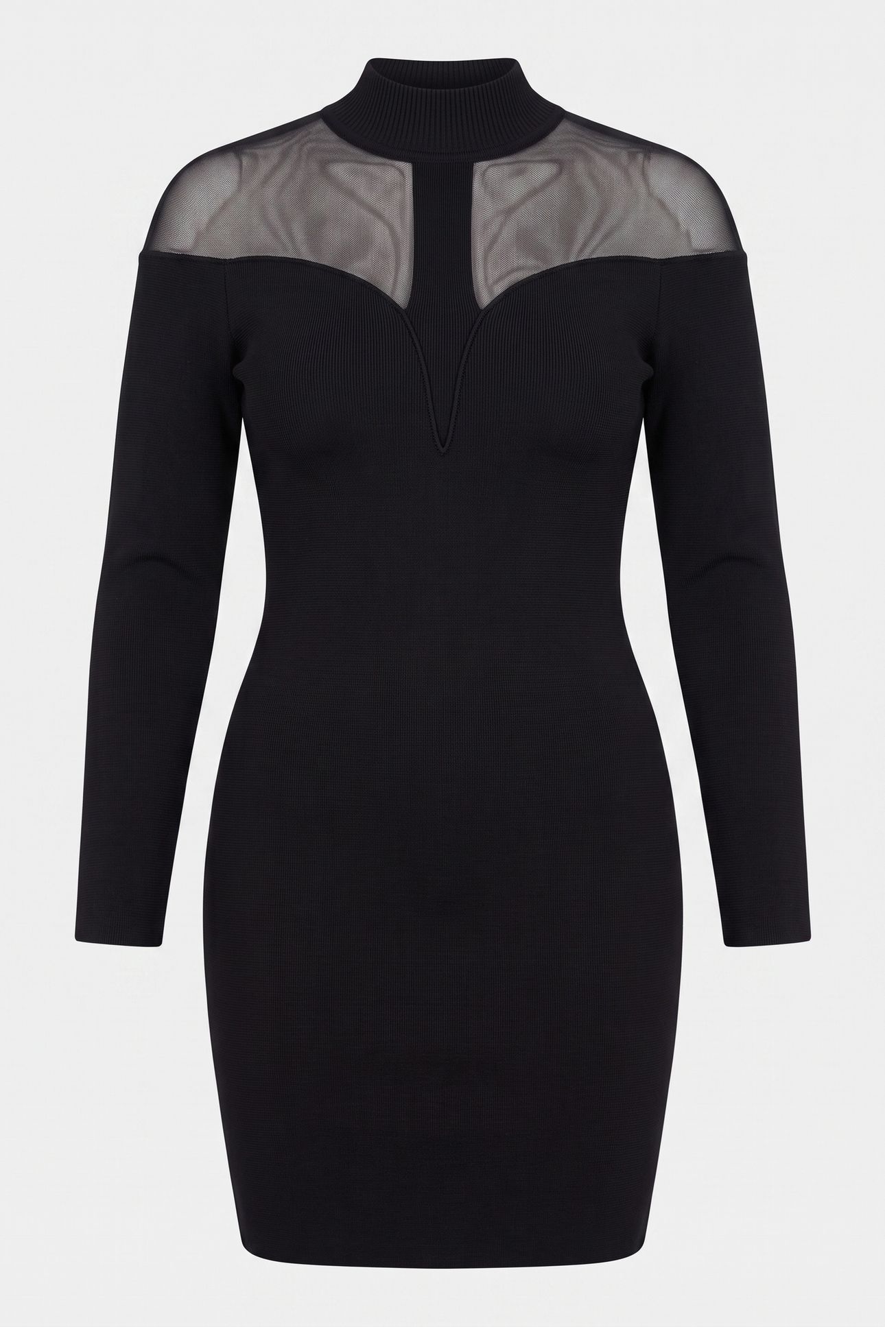 DIANA LS BANDAGE DRESS JET BLACK A996 3