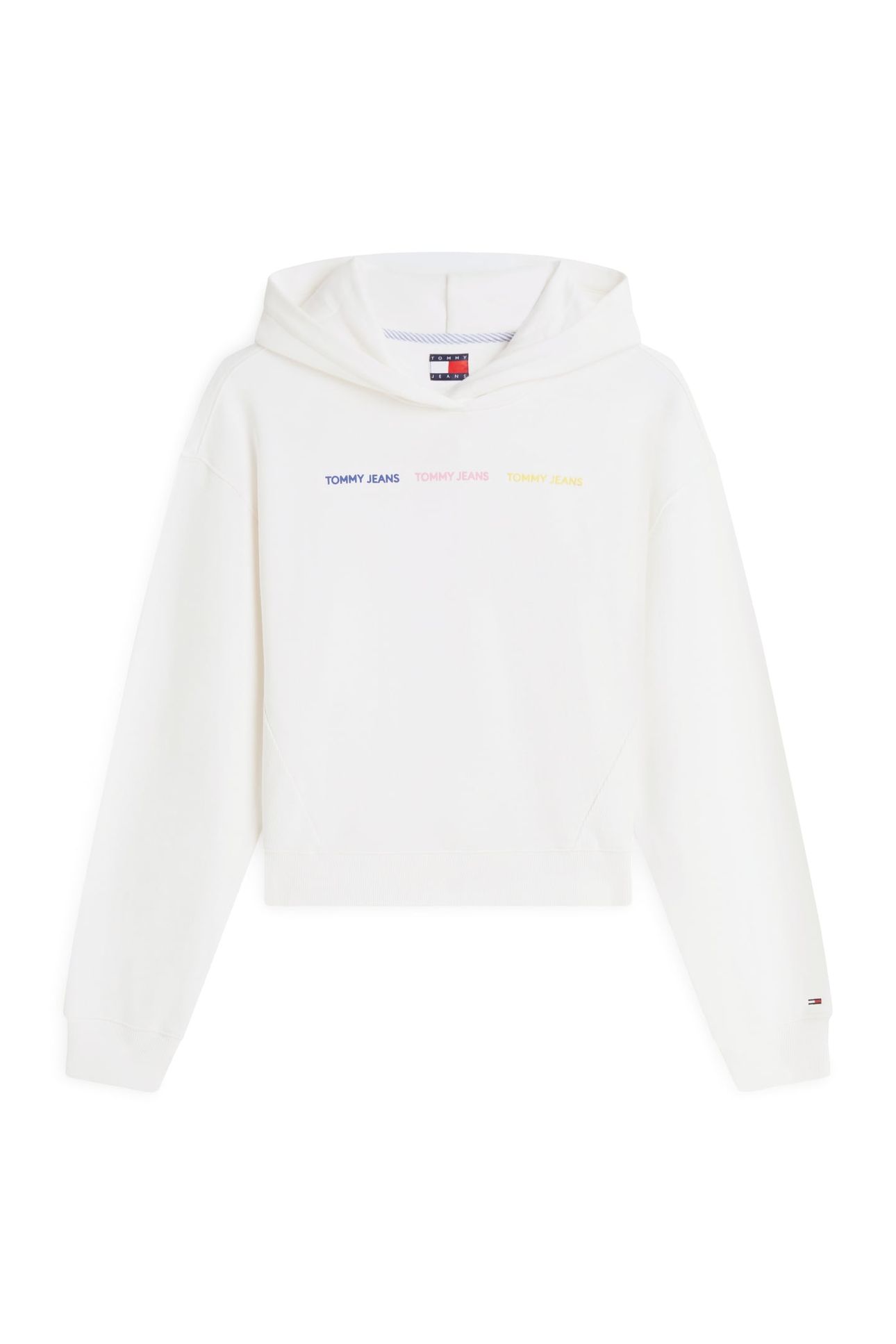 RELAXED REPEAT LOGO HOODIE ECRU 4