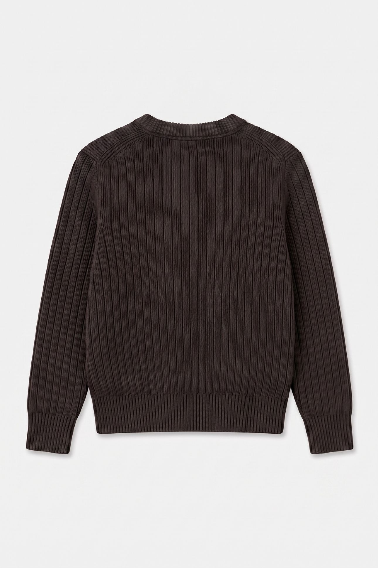 BOYS DROPPED NEEDLE SWEATER BLACK 3
