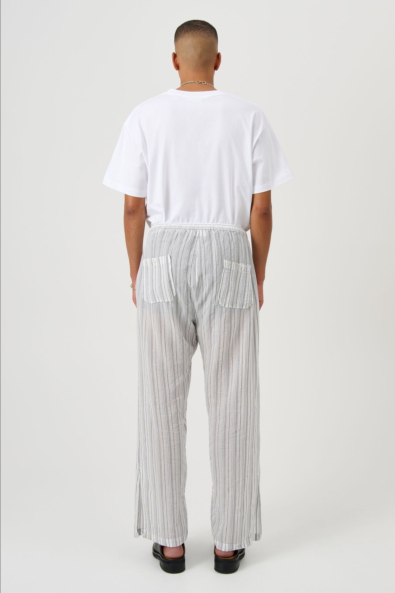ROBERTA PANTS BLACK STRIPE 2