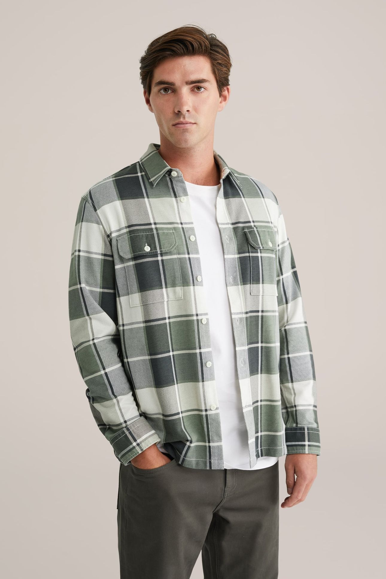 OVERSHIRT GREYISH GREEN 1