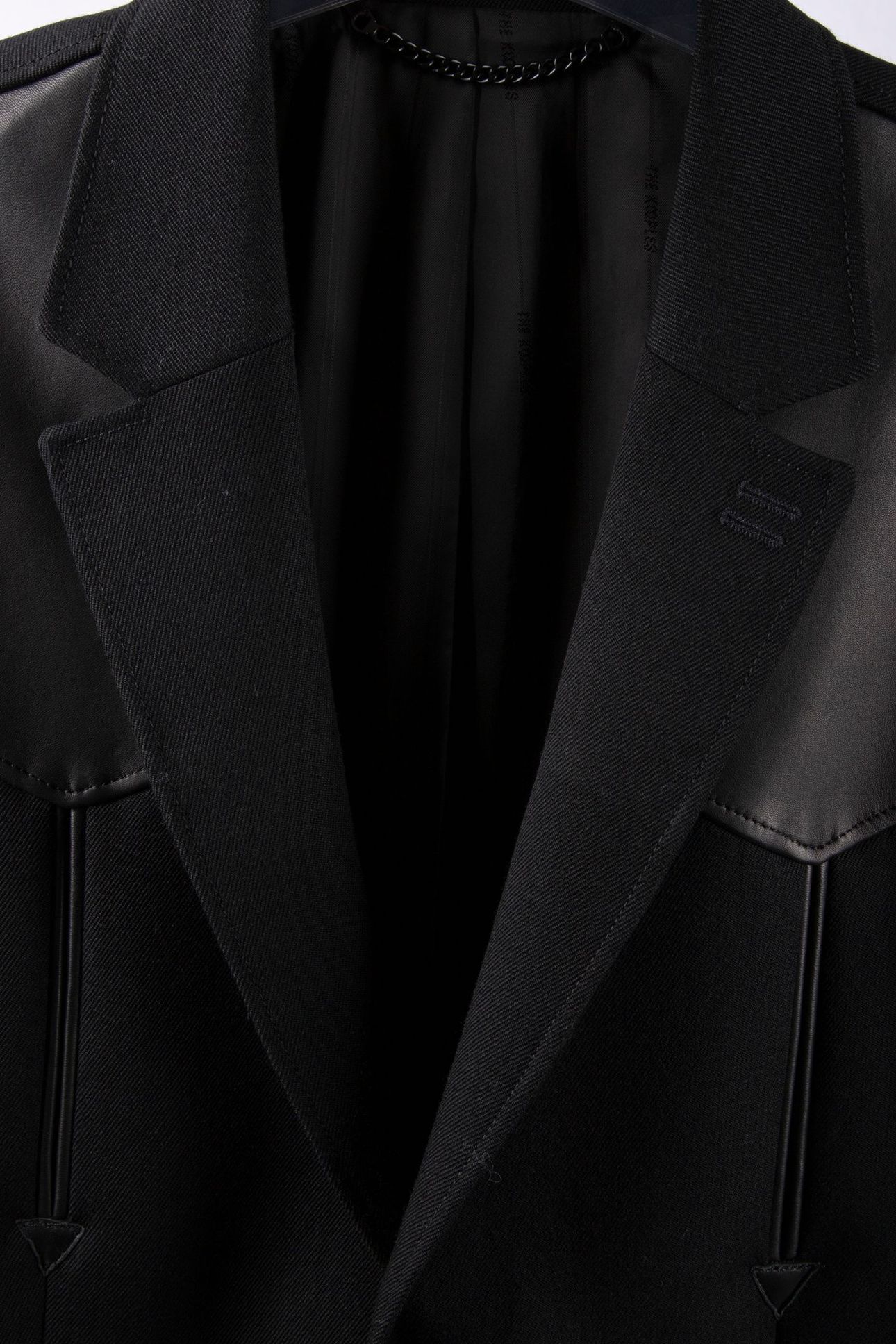 OVERSIZED JACKET WITH WESTERN DETAILS BLACK 4
