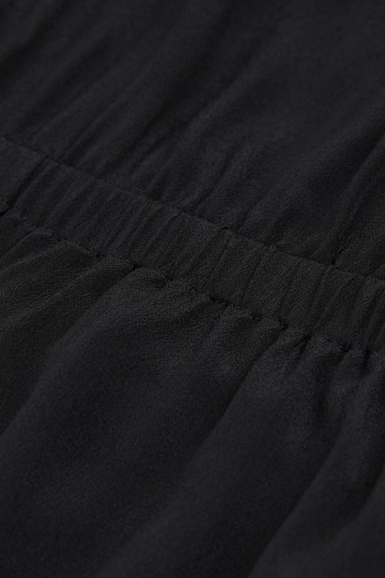 SHORT DRESS WITH SHORT SLEEVES AND ELASTIC WAIST BLACK 6