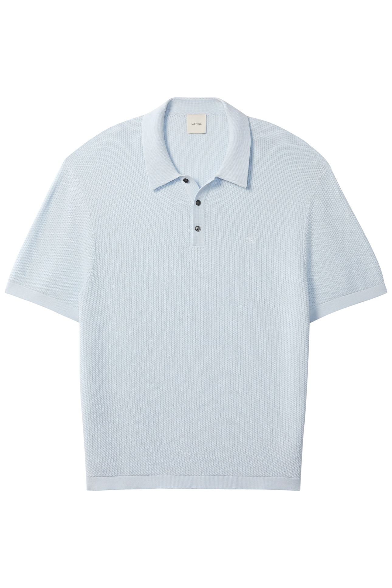 SS TEXTURED COTTON POLO SWEATER PLEIN AIR 4