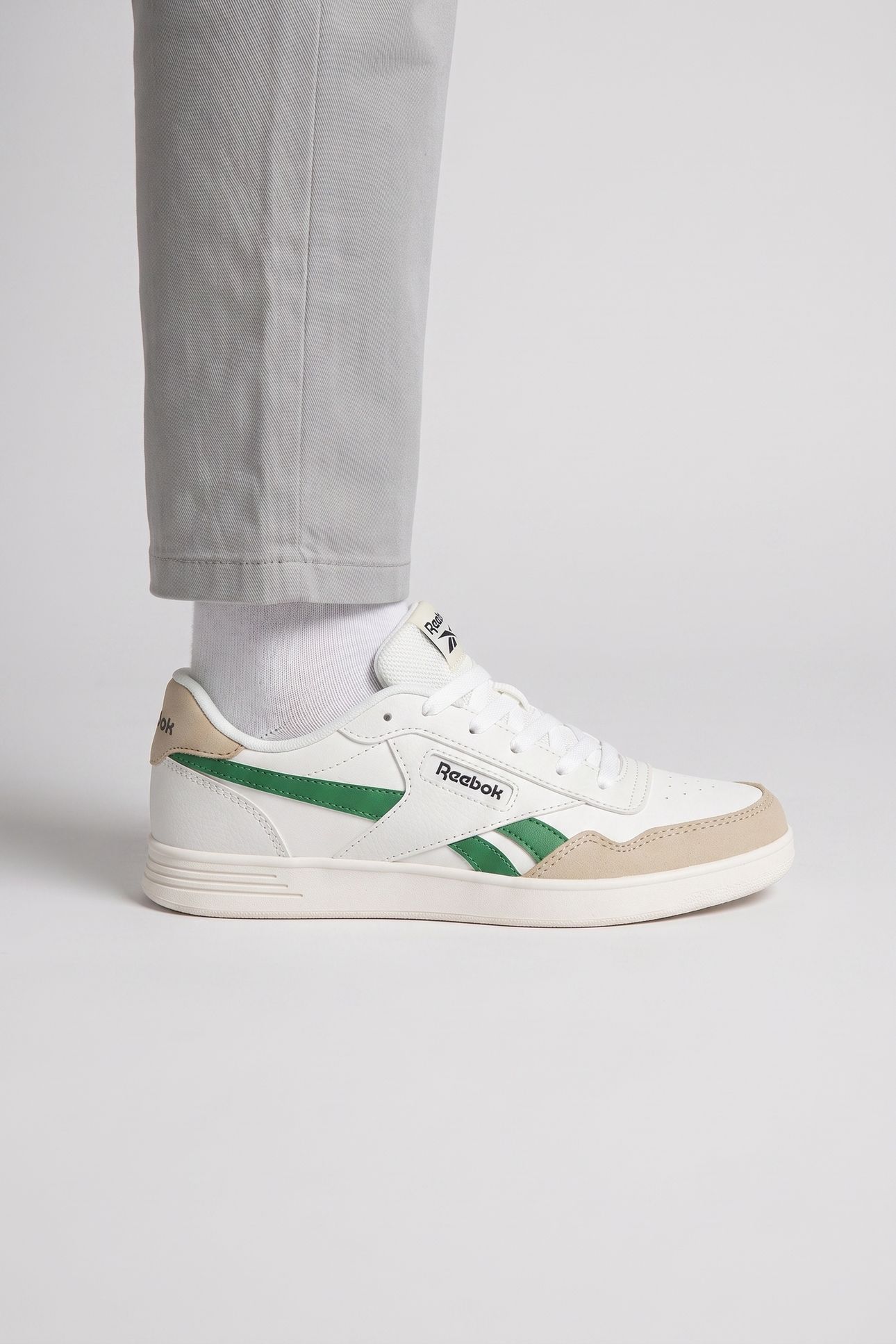 UNISEX COURT ADVANCE CHALK/CLASSICBEIGE/GLENGREEN 3