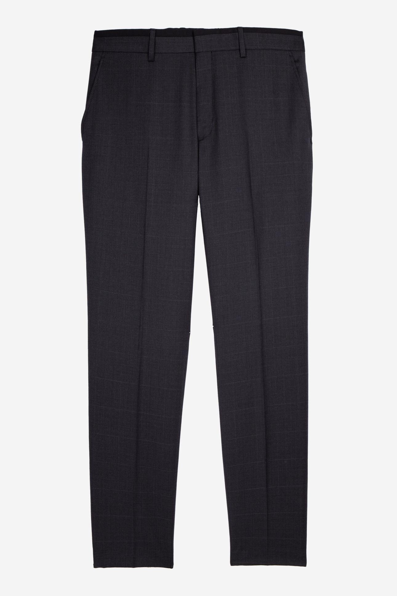 CHECKERED SUIT JACKET DARK GREY 4