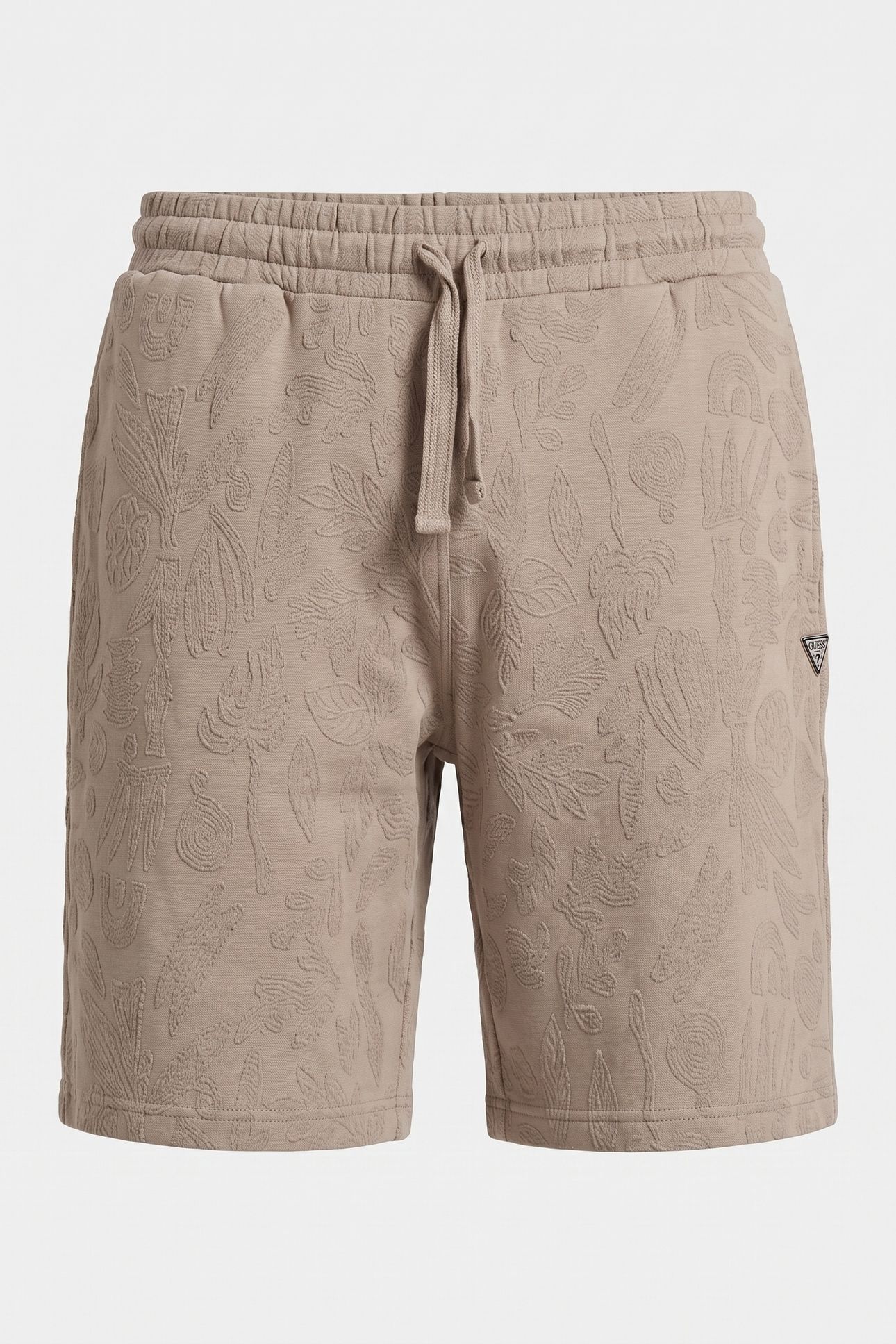 GUESS ECO JACQUARD SHORTS TRADITIONAL KHAKI PR 3