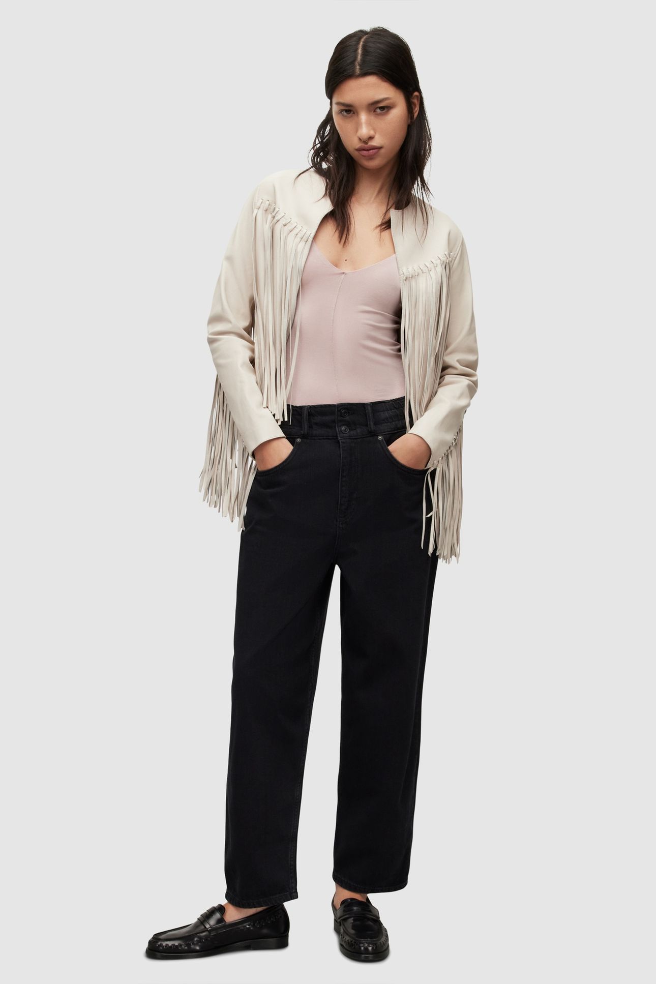 REEMA TASSEL JACKET WHITE 1