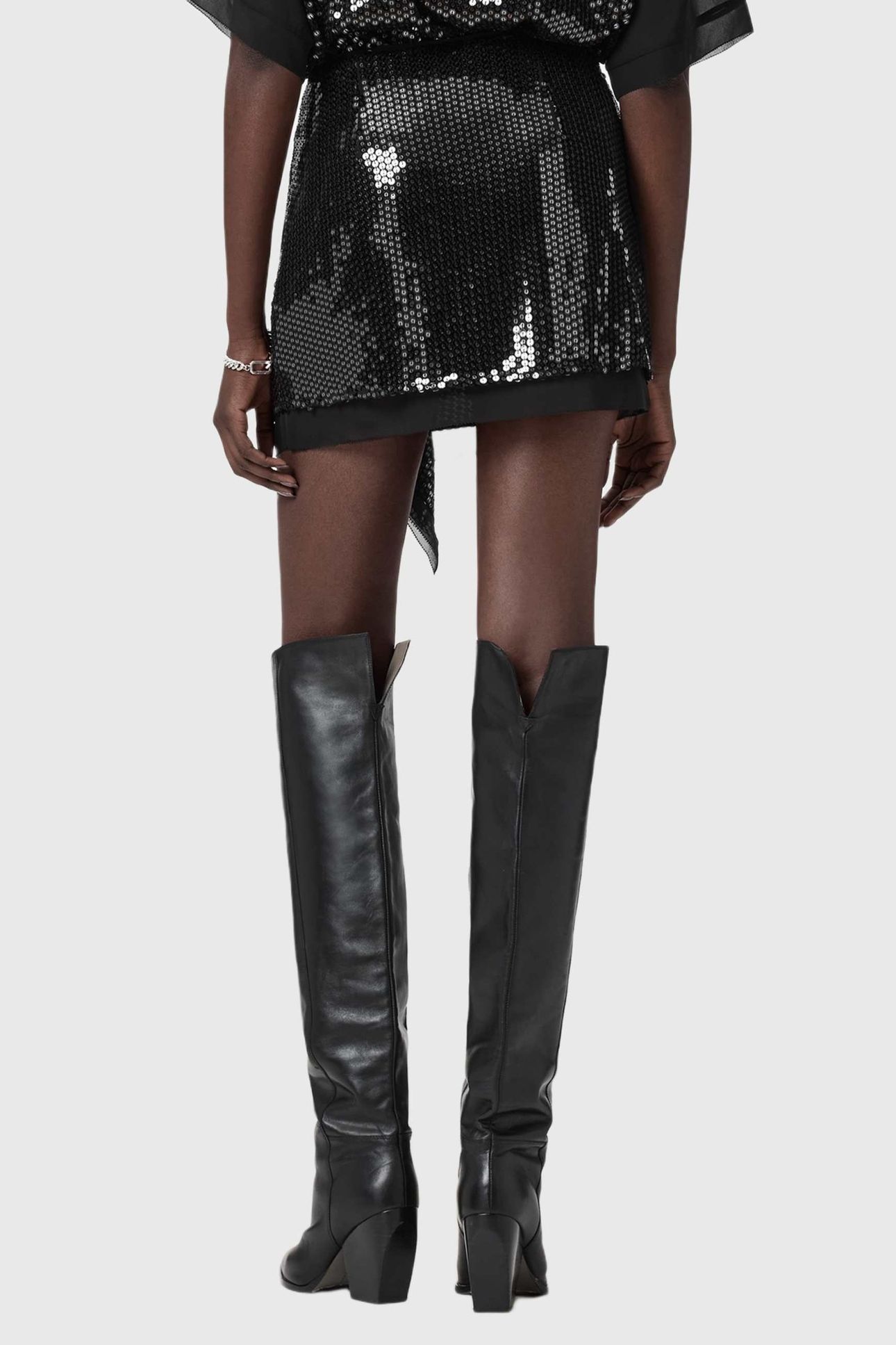 FONSIE EMB SKIRT BLACK 4