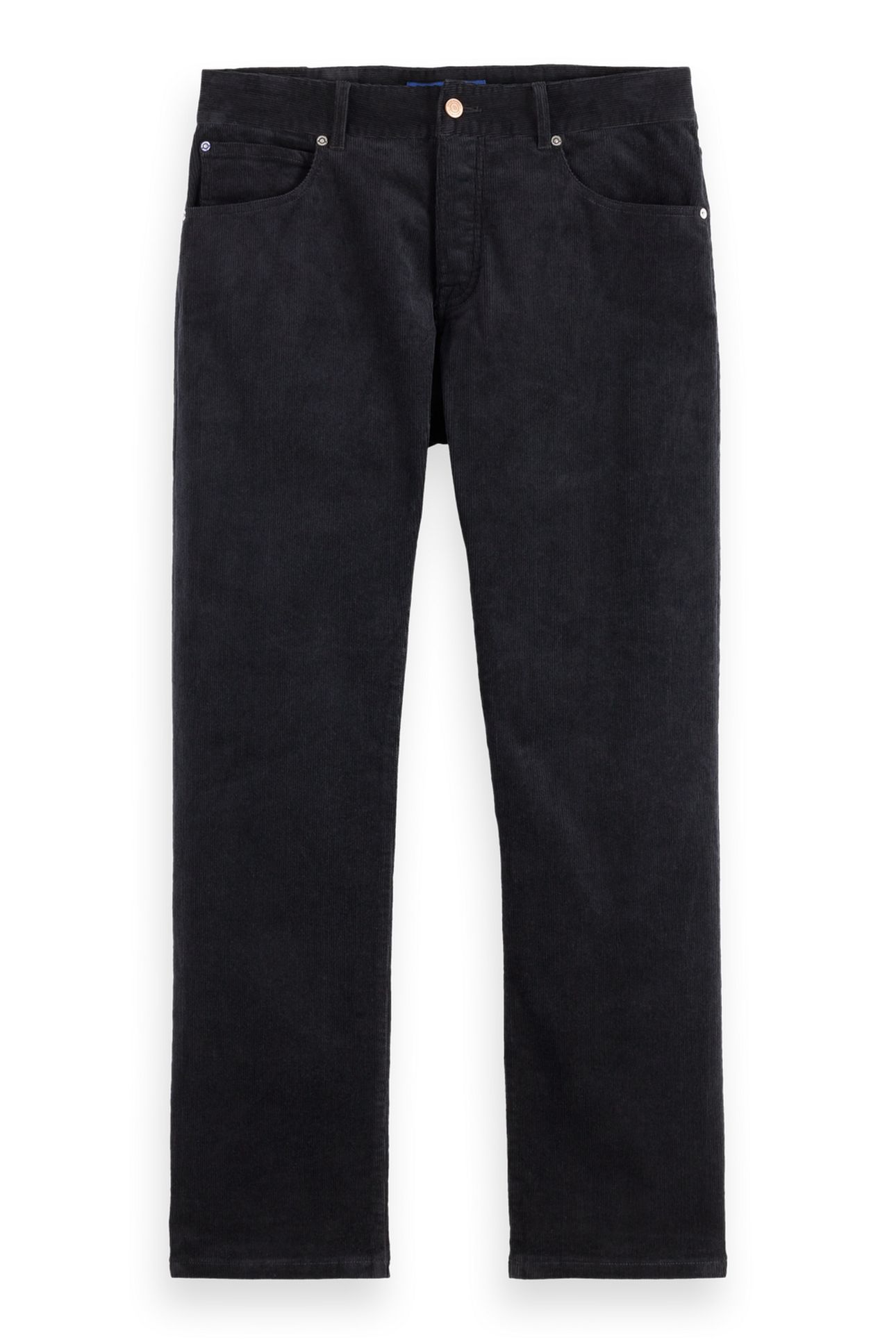 THE ZEE STRAIGHT JEANS IN COLOURED CORDUROY ANTRACITE 4