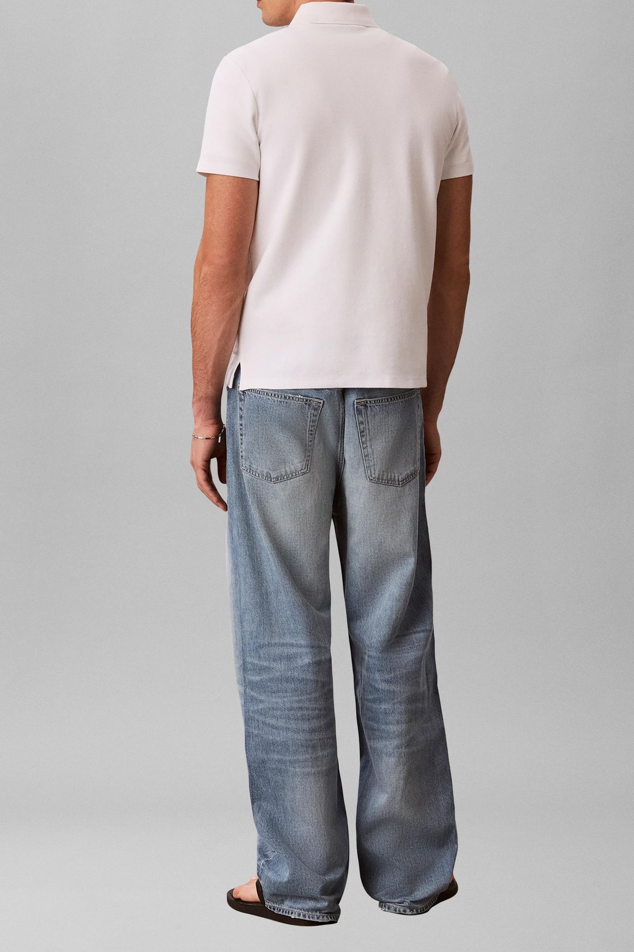 SHORT SLEEVE MICRO WAFFLE CLASSIC TEE BRIGHT WHITE 2