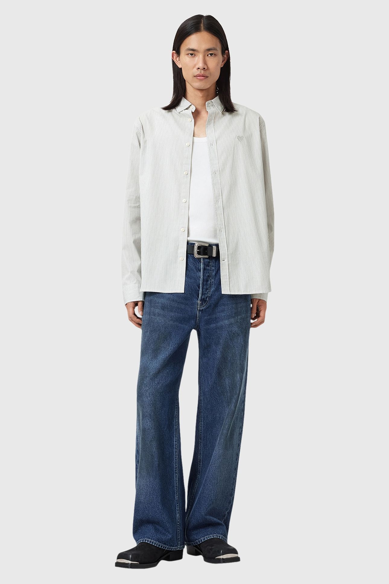 NOLAN LS SHIRT JETSTREAM WHITE 2