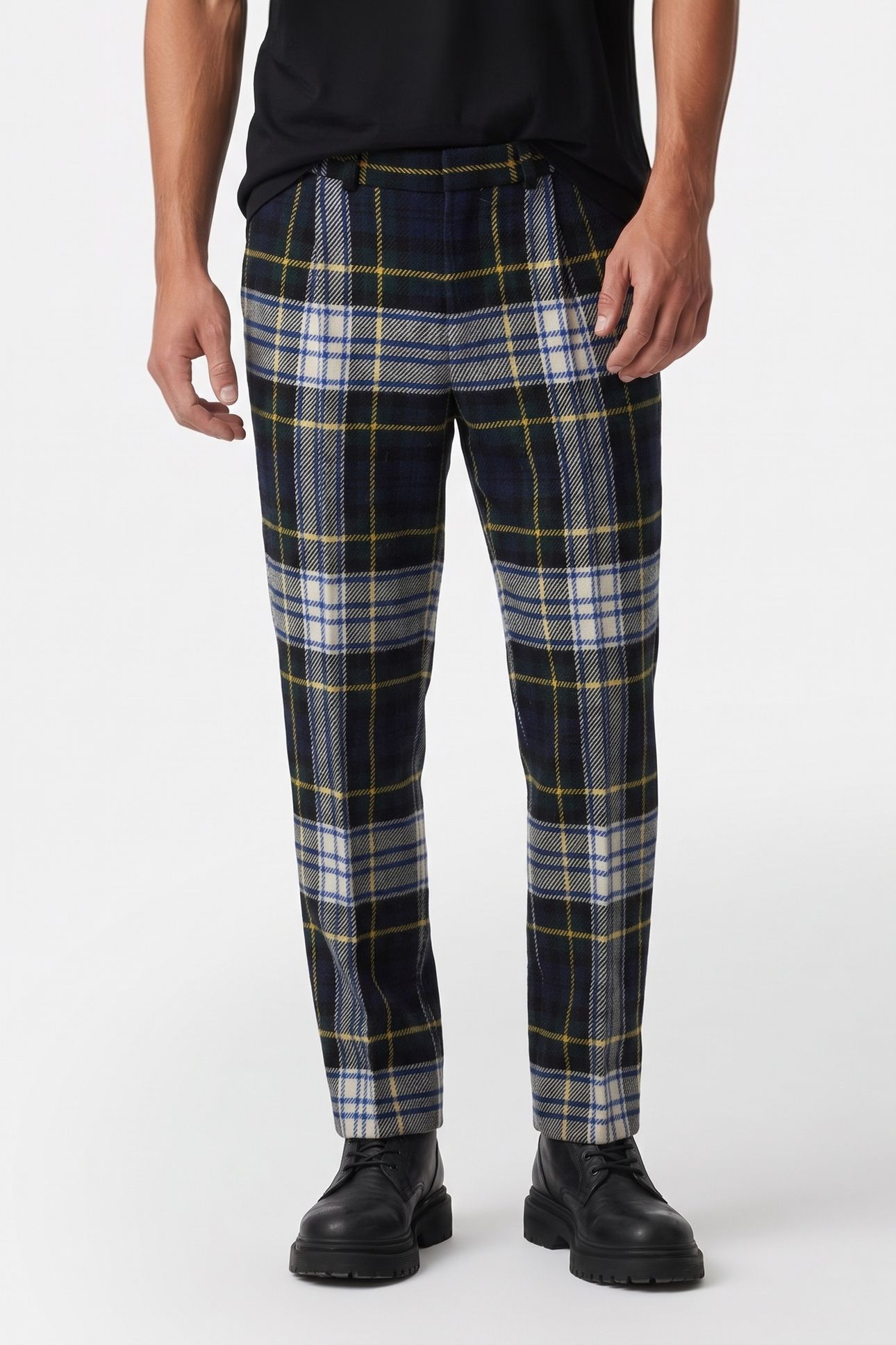 PANTS ARE MORE GREEN-WHITE 1
