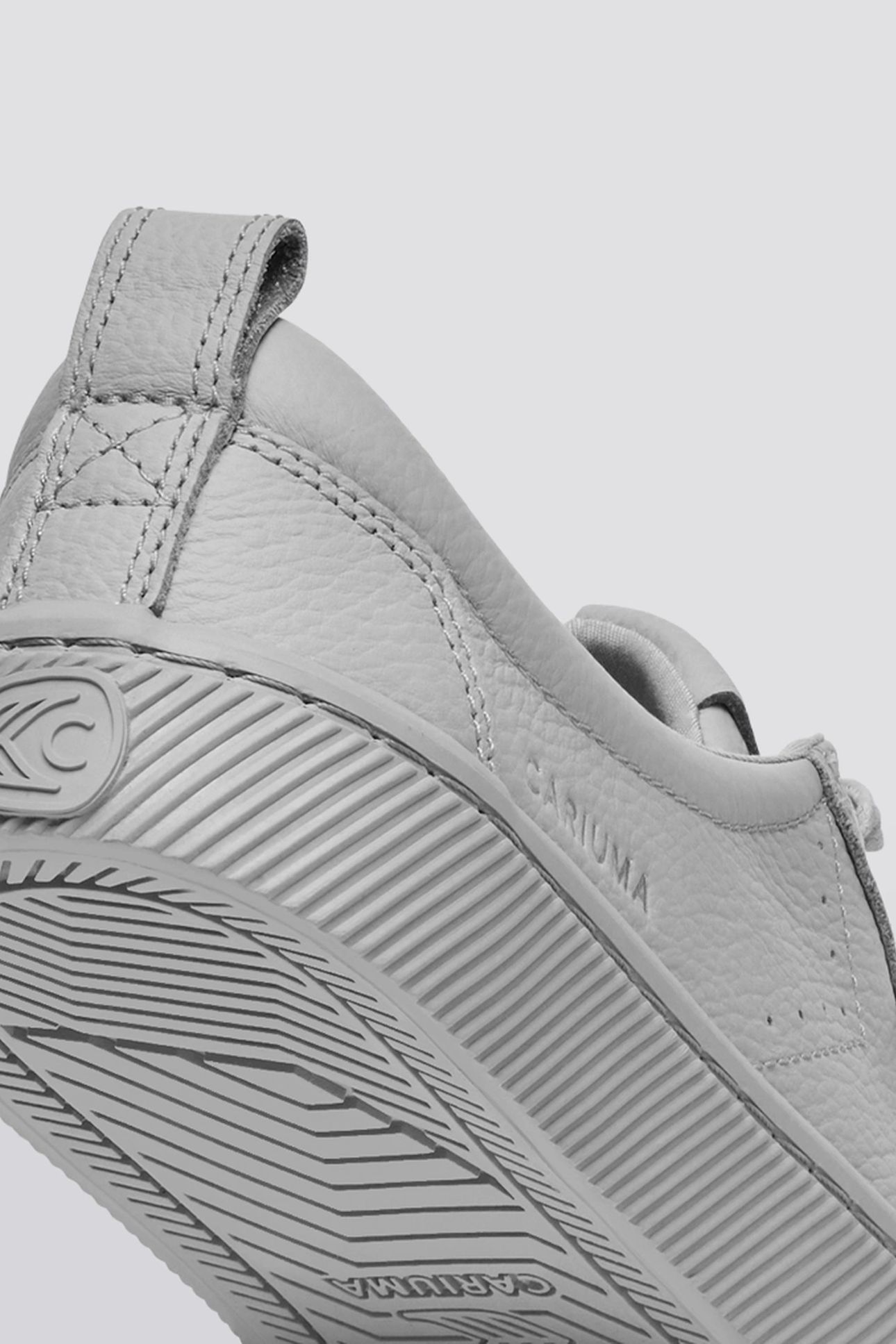 OCA PEBBLED LEATHER LIGHT GREY 4
