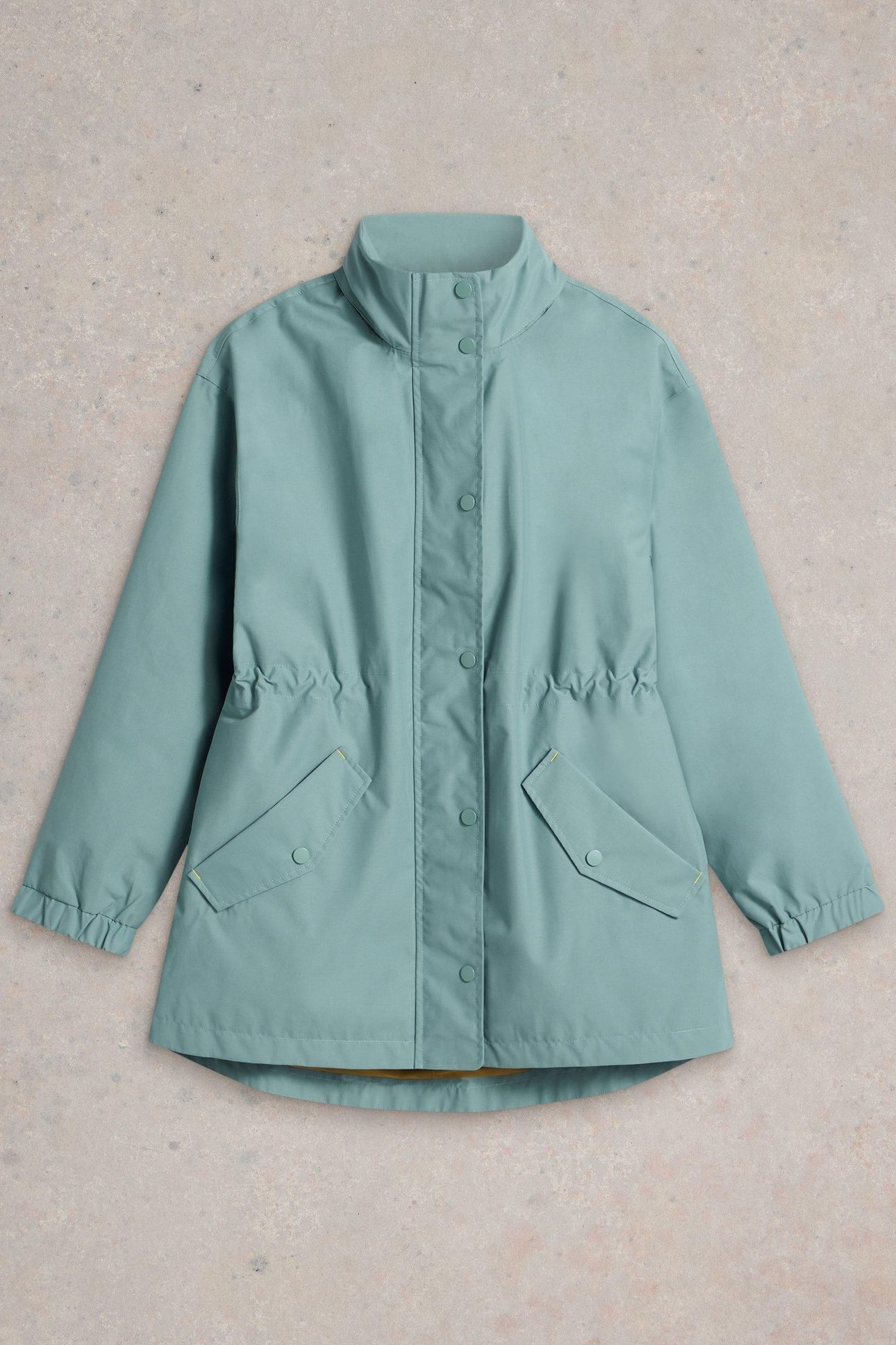LEXI WATERPROOF COAT DUSTY BLUE 4