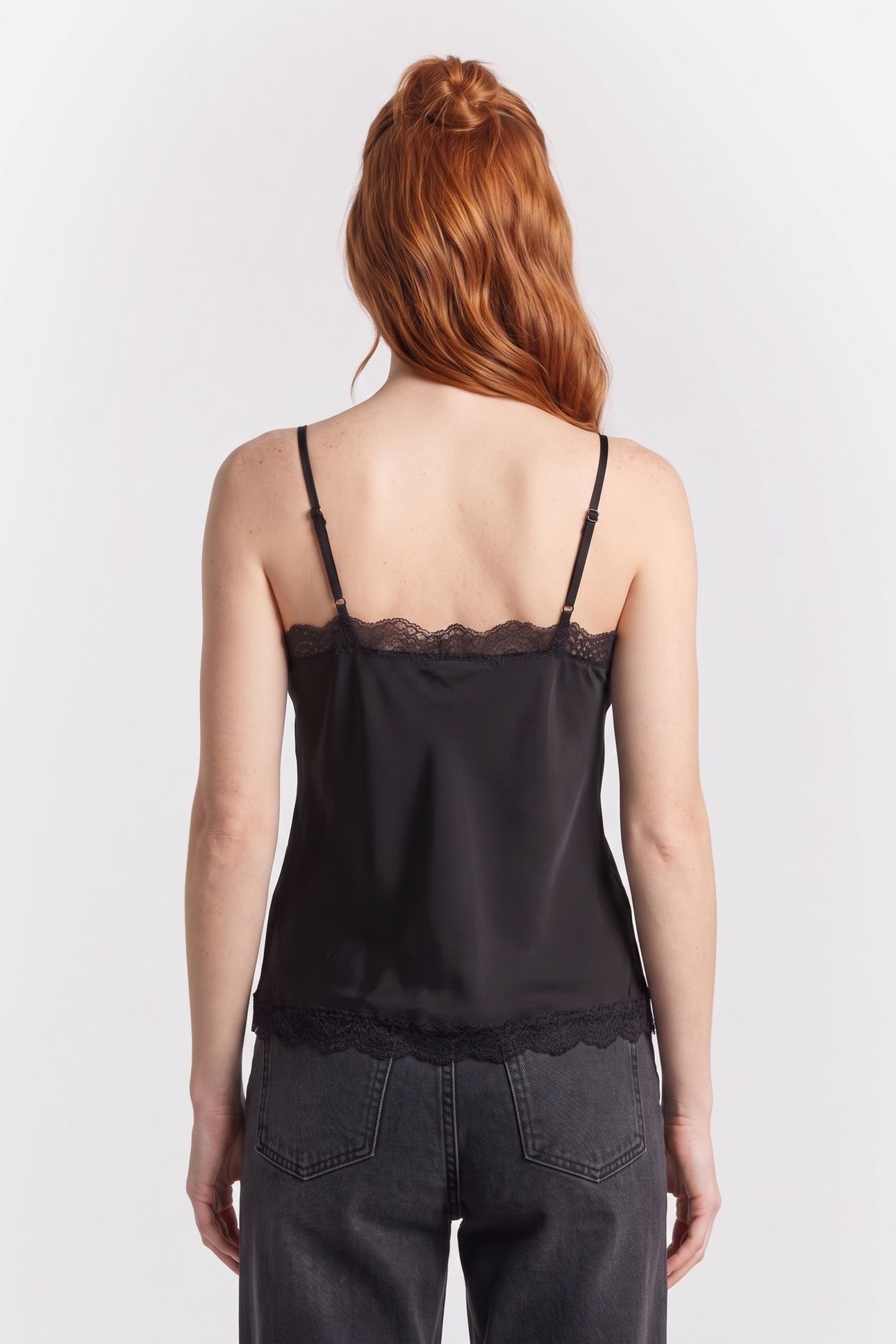 SILK CAMACO WITH LACE BLACK 2