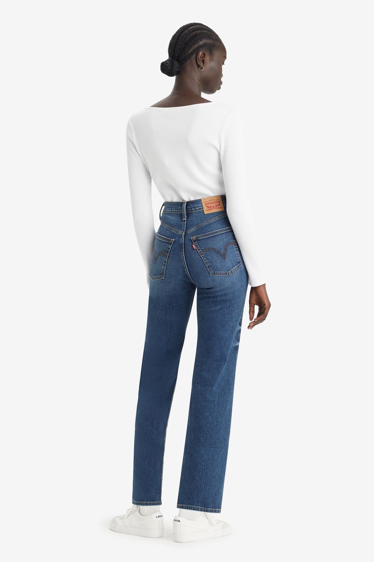 RIBCAGE STRAIGHT ANKLE JEANS 2
