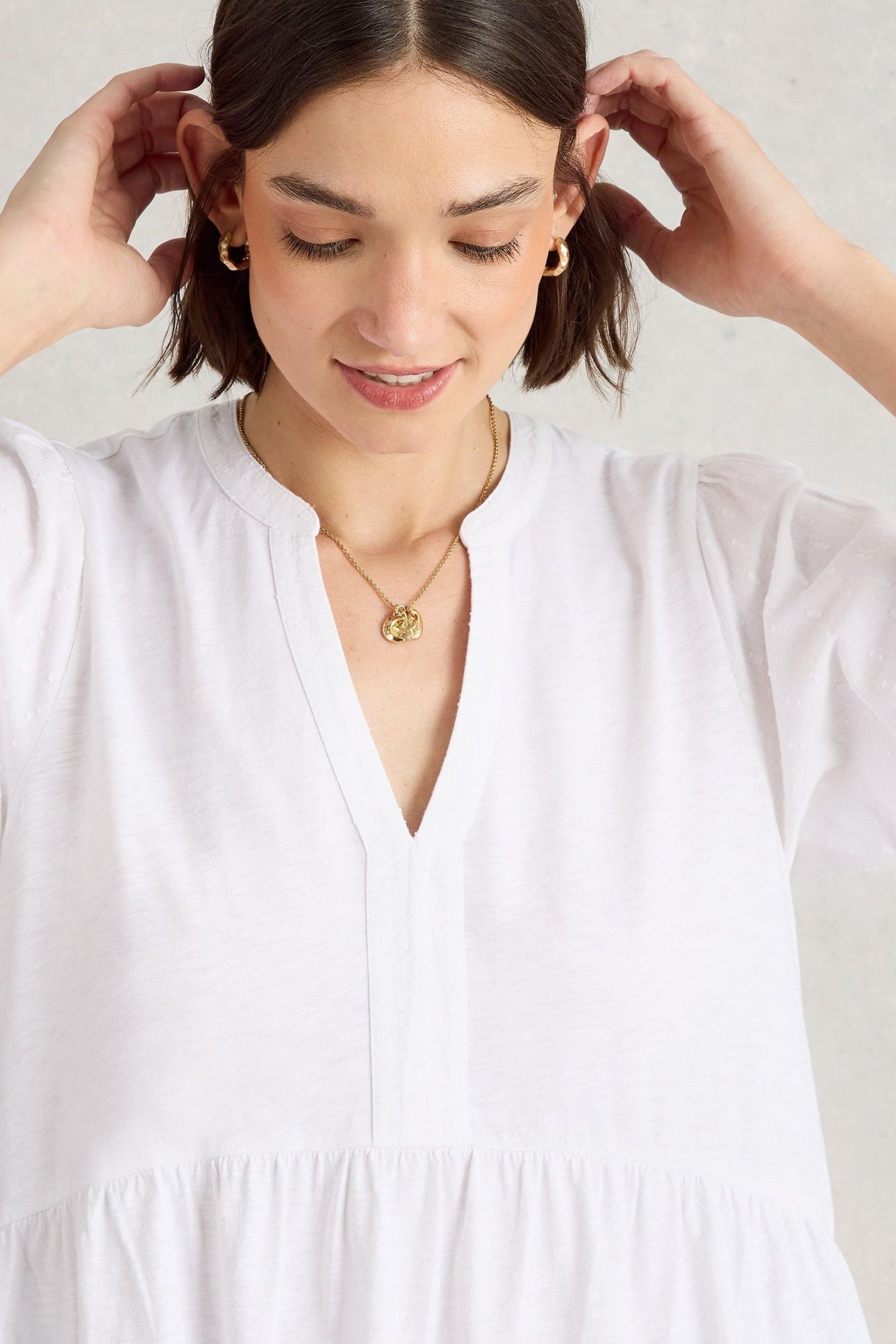 MARIA MIX TUNIC BRILLIANT WHITE 7