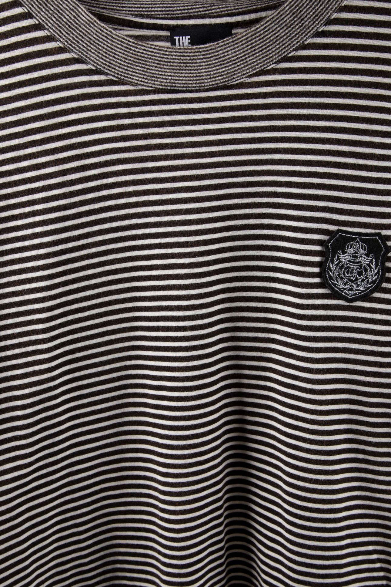 SHORT-SLEEVED STRIPED T-SHIRT WITH PATCH BLACK / WHITE 8