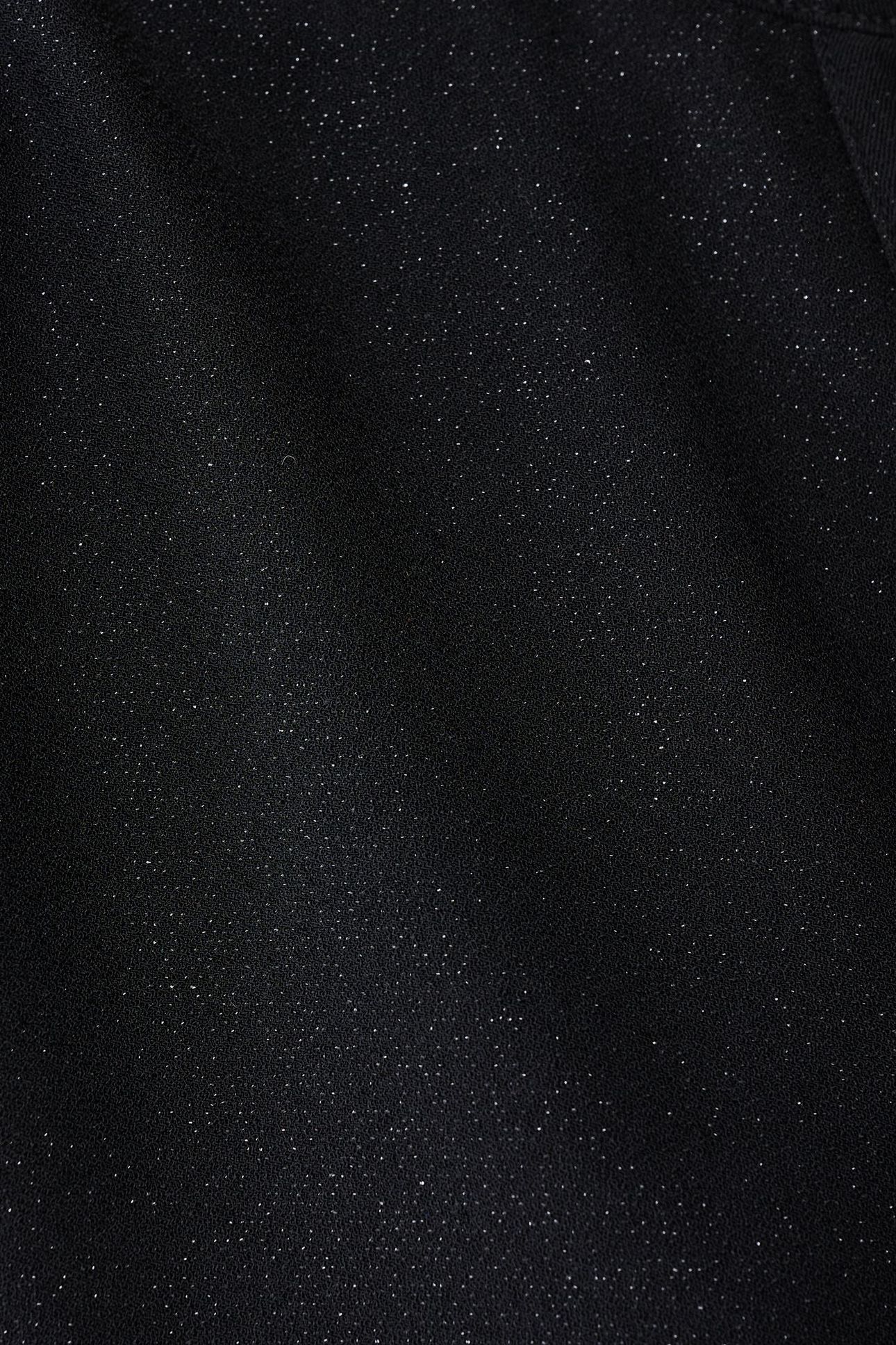 LA-SBGLITTER VNECK TOP BLACK 7