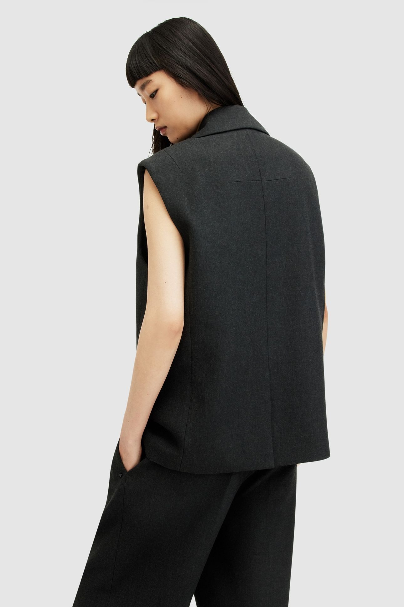 SAMMEY WAISTCOAT CHARCOAL GREY 4