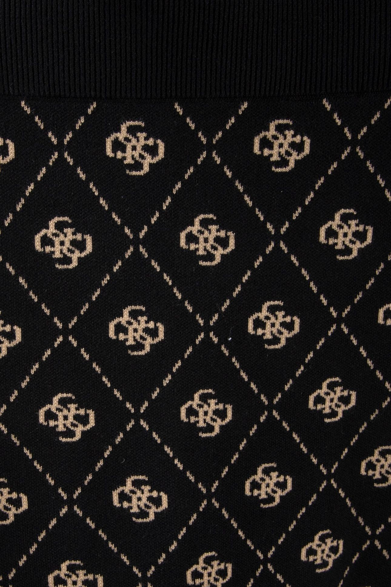 GUESS ECO SARAH 4G SKIRT SWTR BLACK TRAVERTINE SAN 5