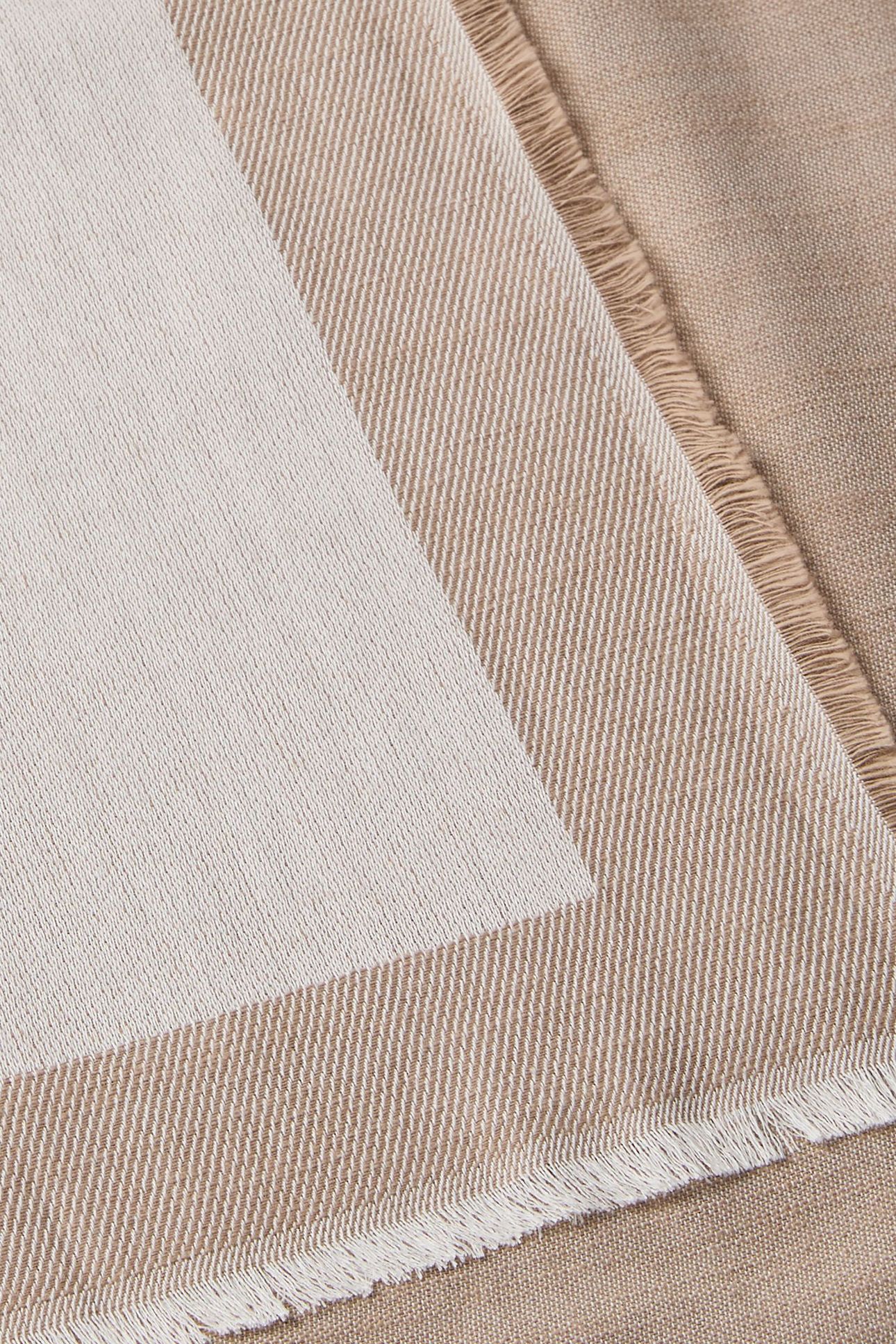 CALVIN CHAMBRAY SQUARE SCARF DESERT TAUPE 2