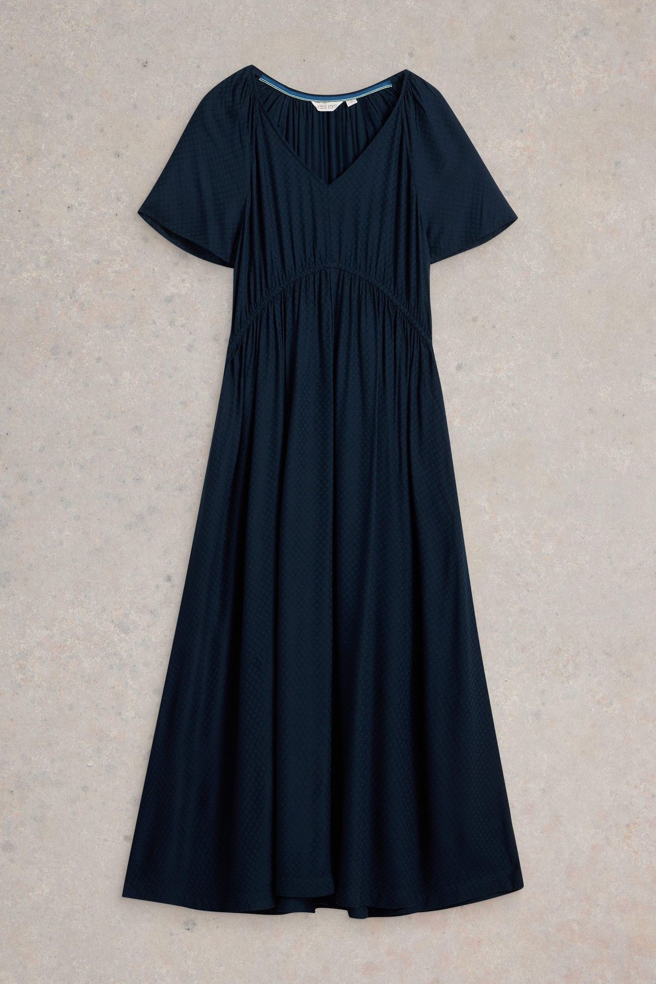 IMOGEN MIDI DRESS DARK NAVY 4