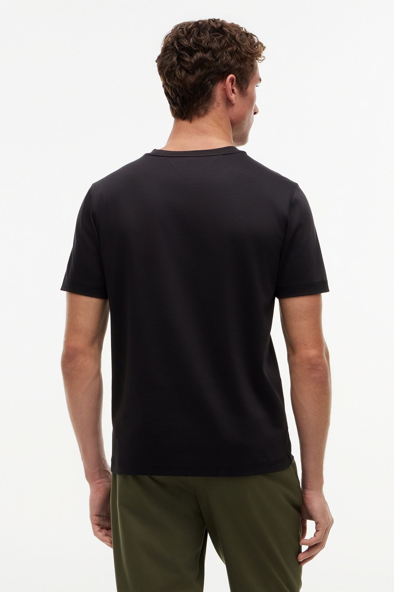 BRAND LOVE GOLD INTERLOCK T-SHIRT BLACK 2