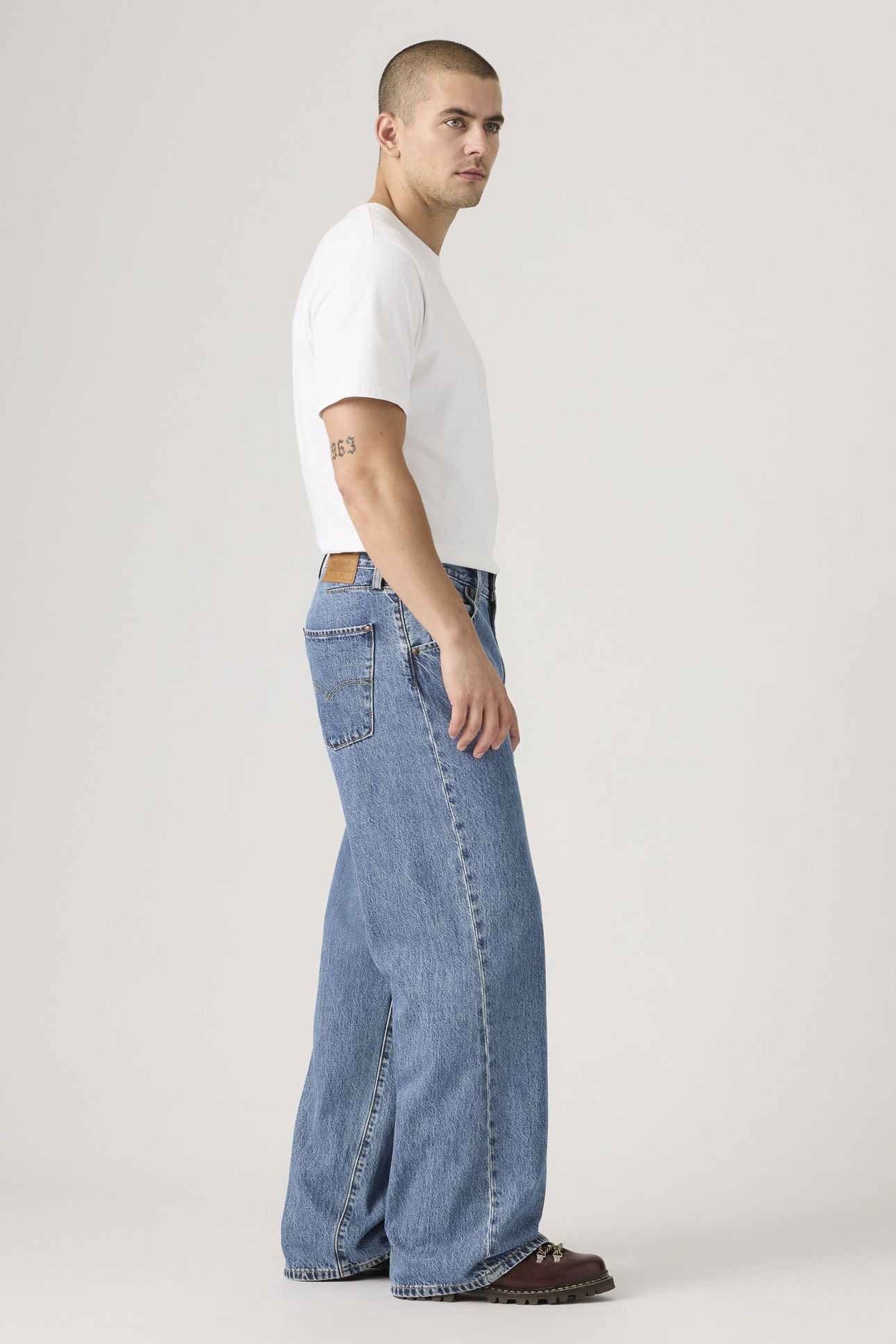 TWISTED BAGGY WIDE JEANS 4