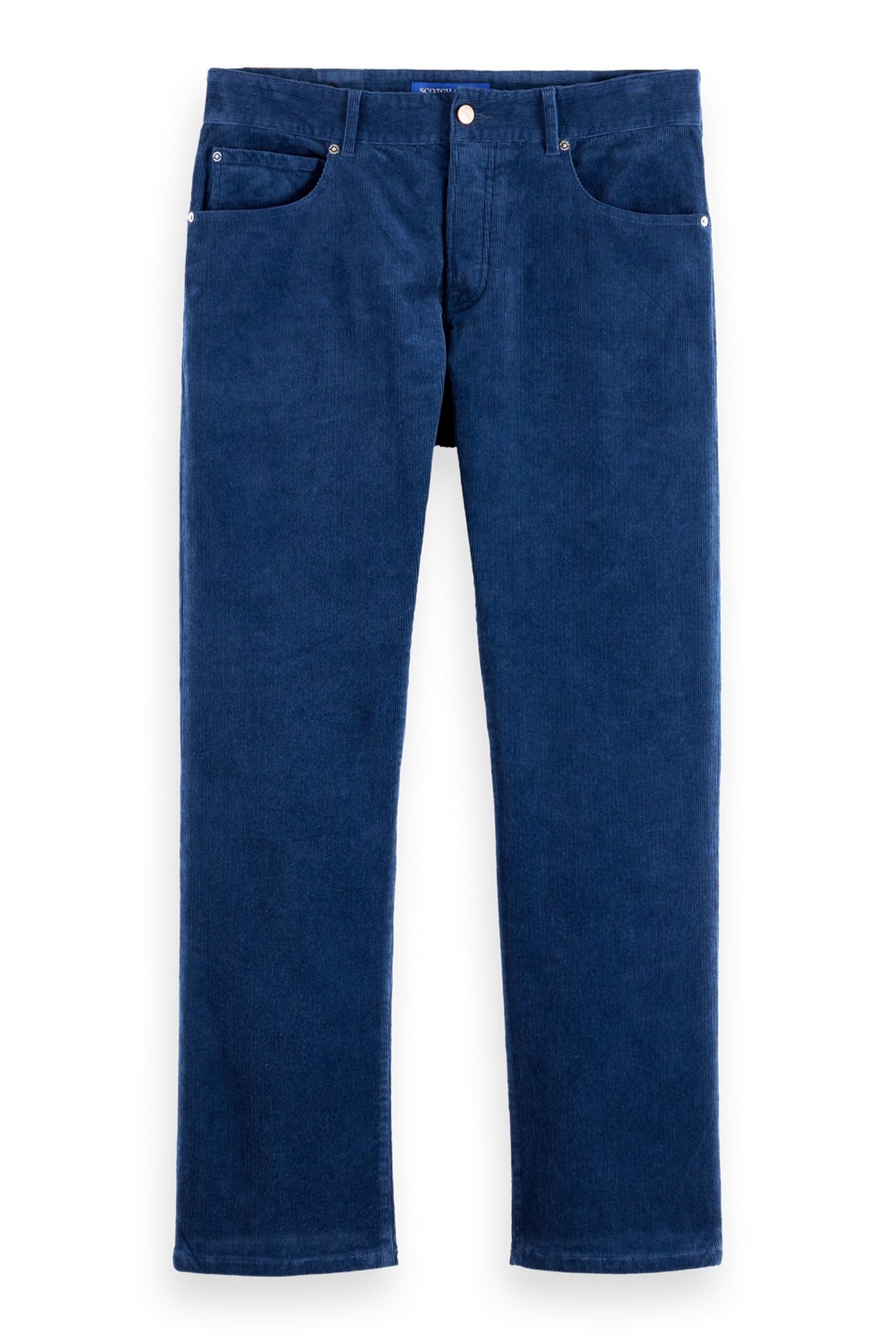 THE ZEE STRAIGHT JEANS IN COLOURED CORDUROY INSIGNIA BLUE 4