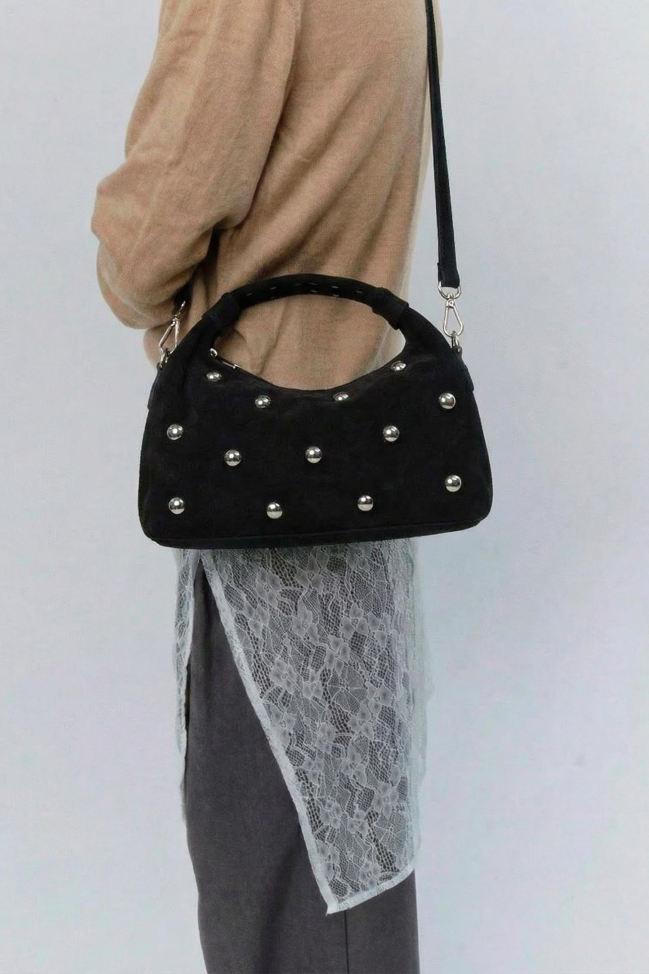 DANDY RIVET SUEDE BLACK 2