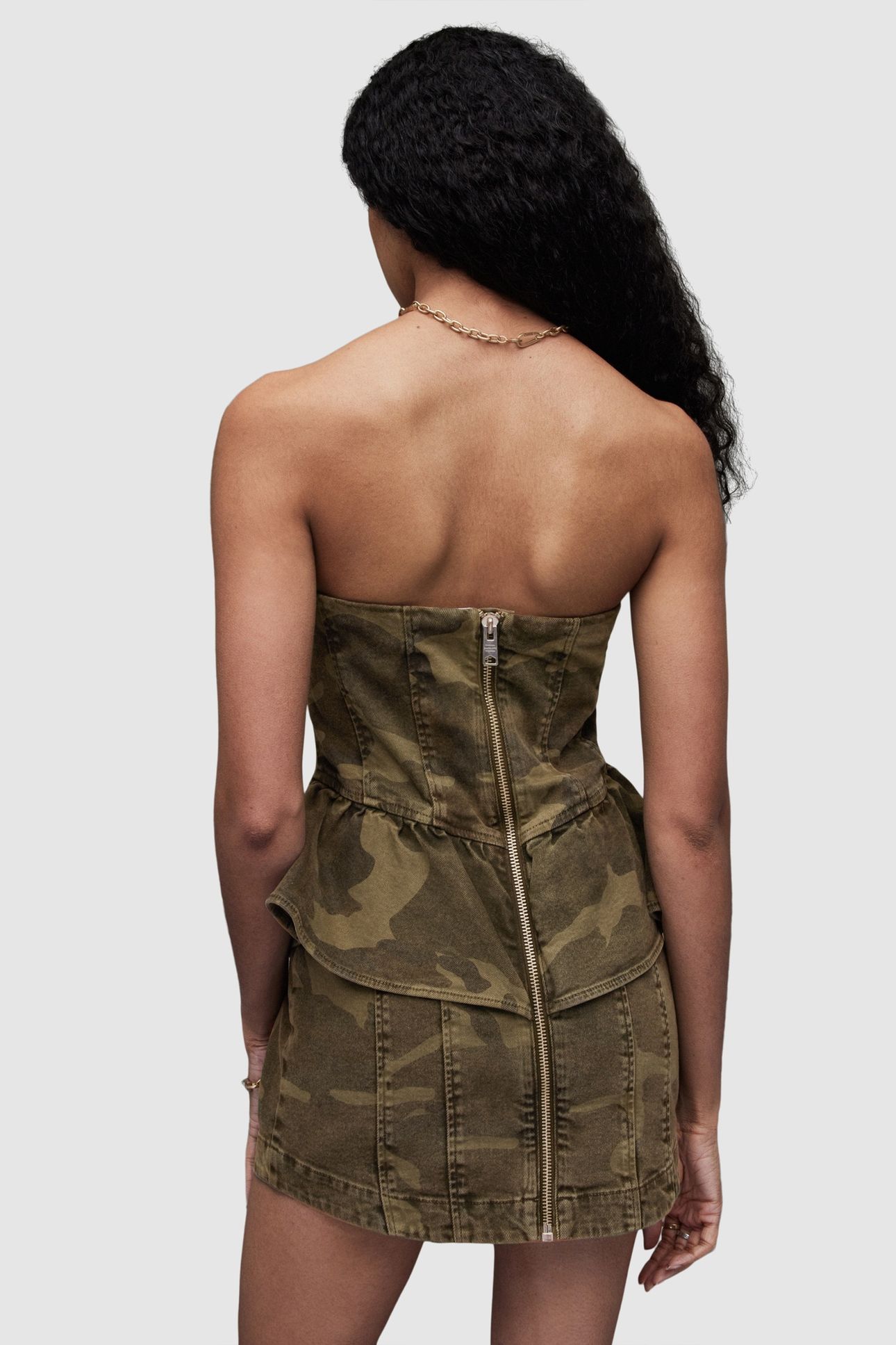 ANDY CAMO EMB DRESS CAMO GREEN 5