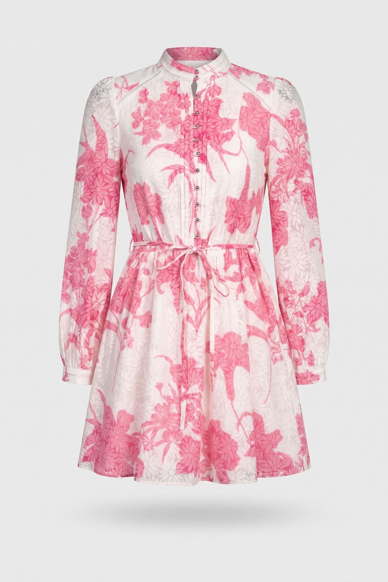 GUESS ECO ADÈLAIDE LS FLARE DR DREAMING LILIES PRIN 3