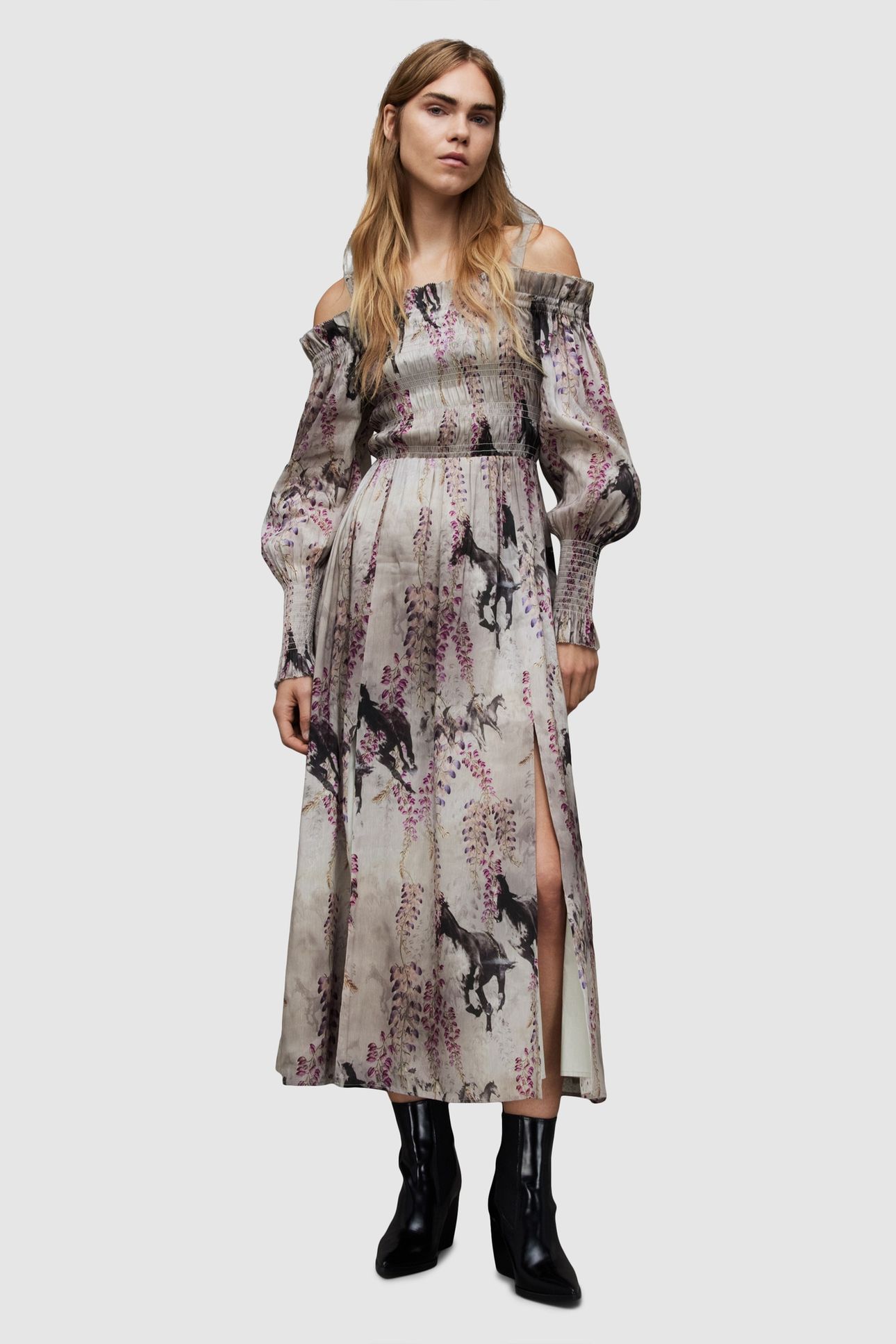 LARY DIONNE DRESS SKY GREY 2