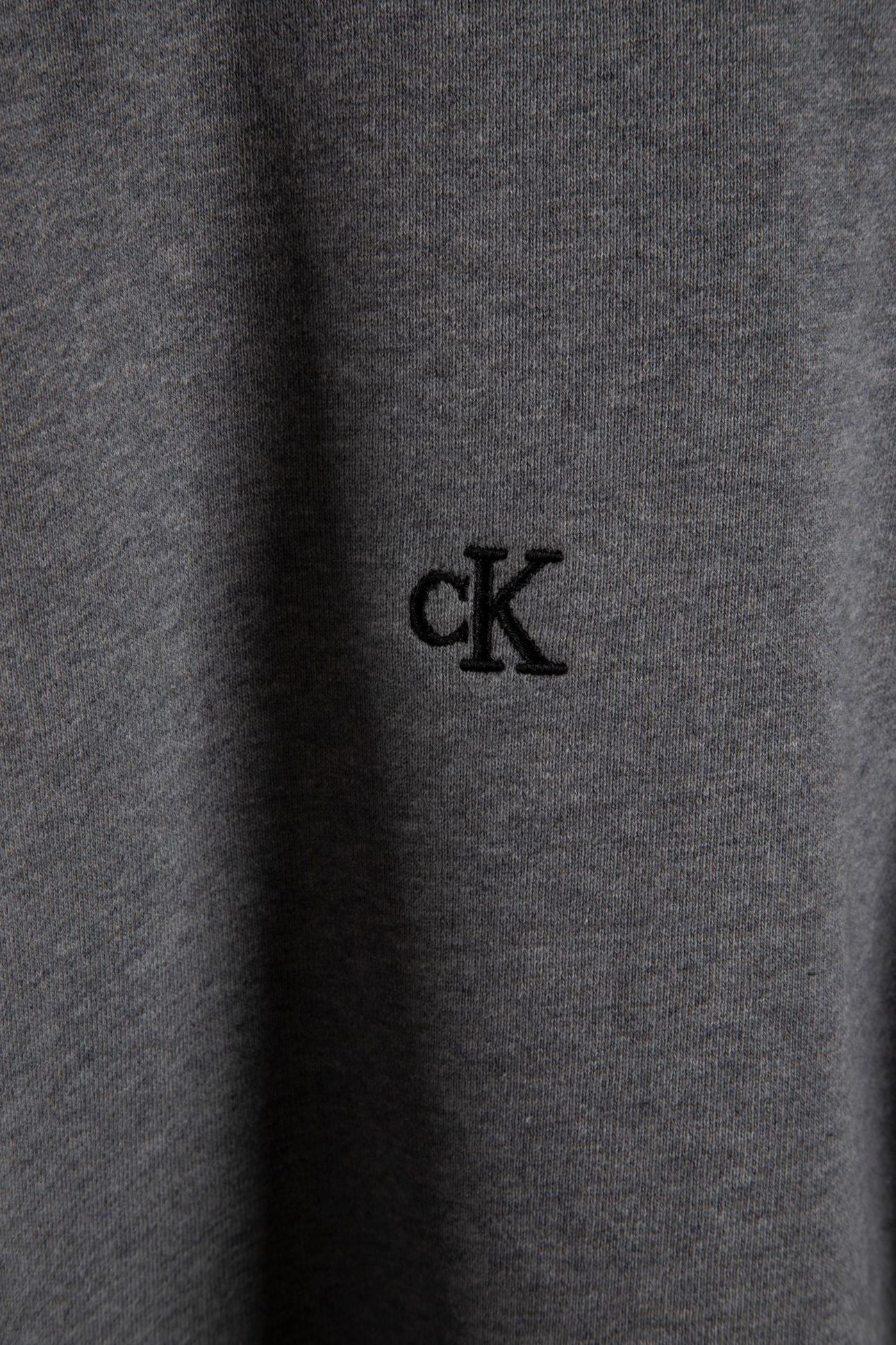 LONG SLEEVE CLASSIC 350GSM TERRY MONOGRAM GREY HEATHER 4