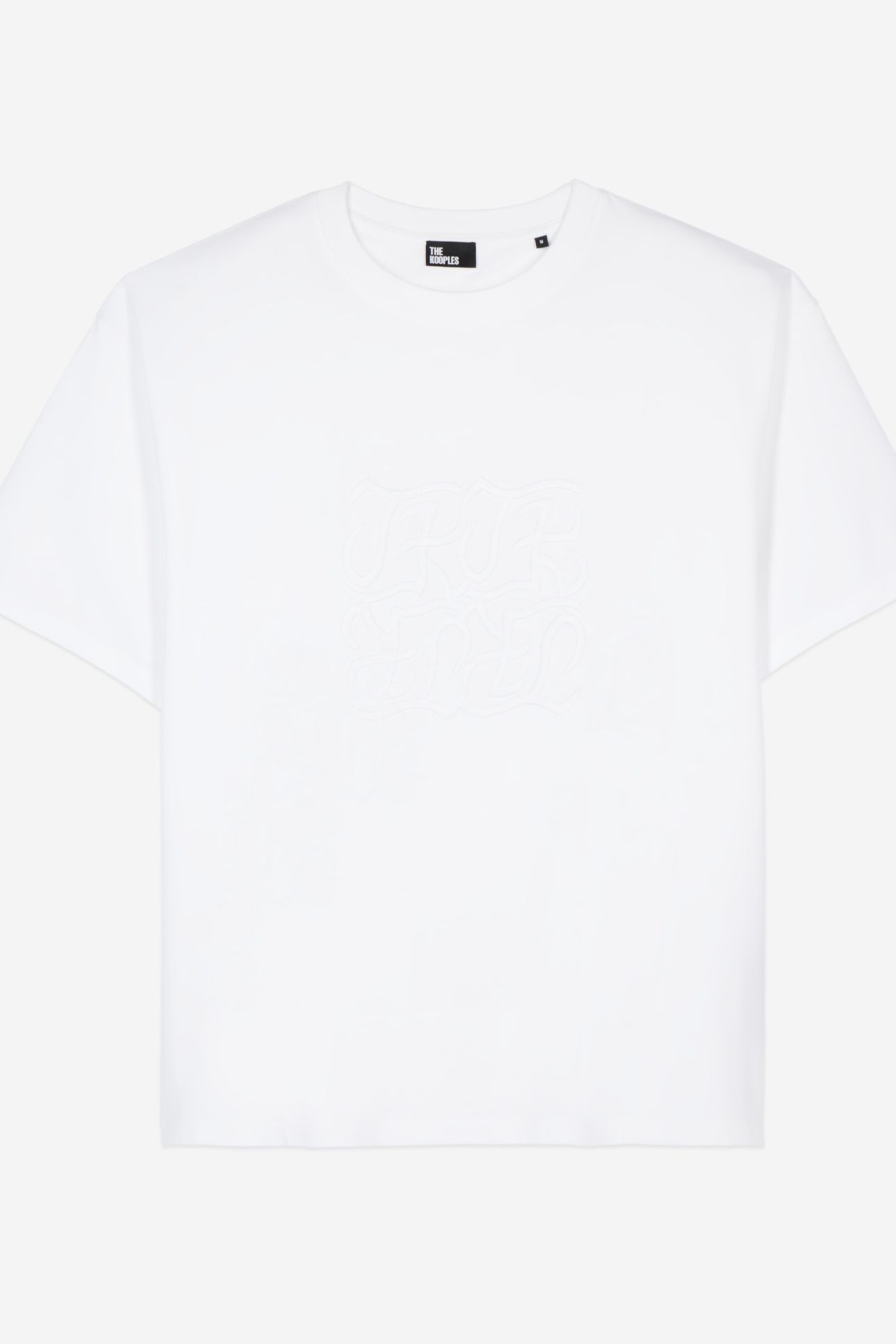 SHORT-SLEEVED T-SHIRT WITH TK CHEST EMBROIDERY WHITE 5