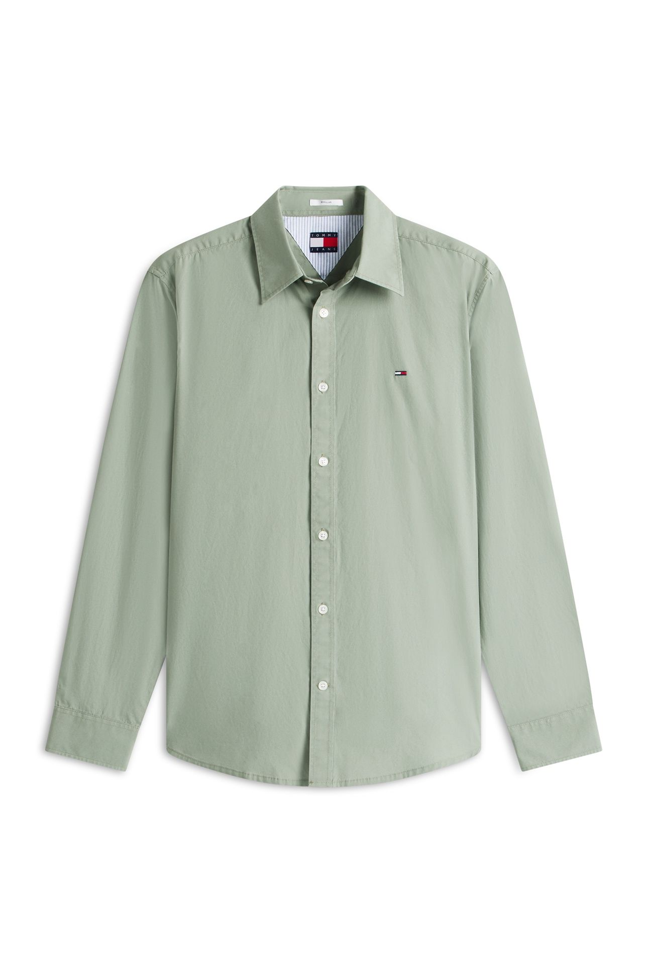 REGULAR POPLIN SHIRT UTILITY SAGE 4