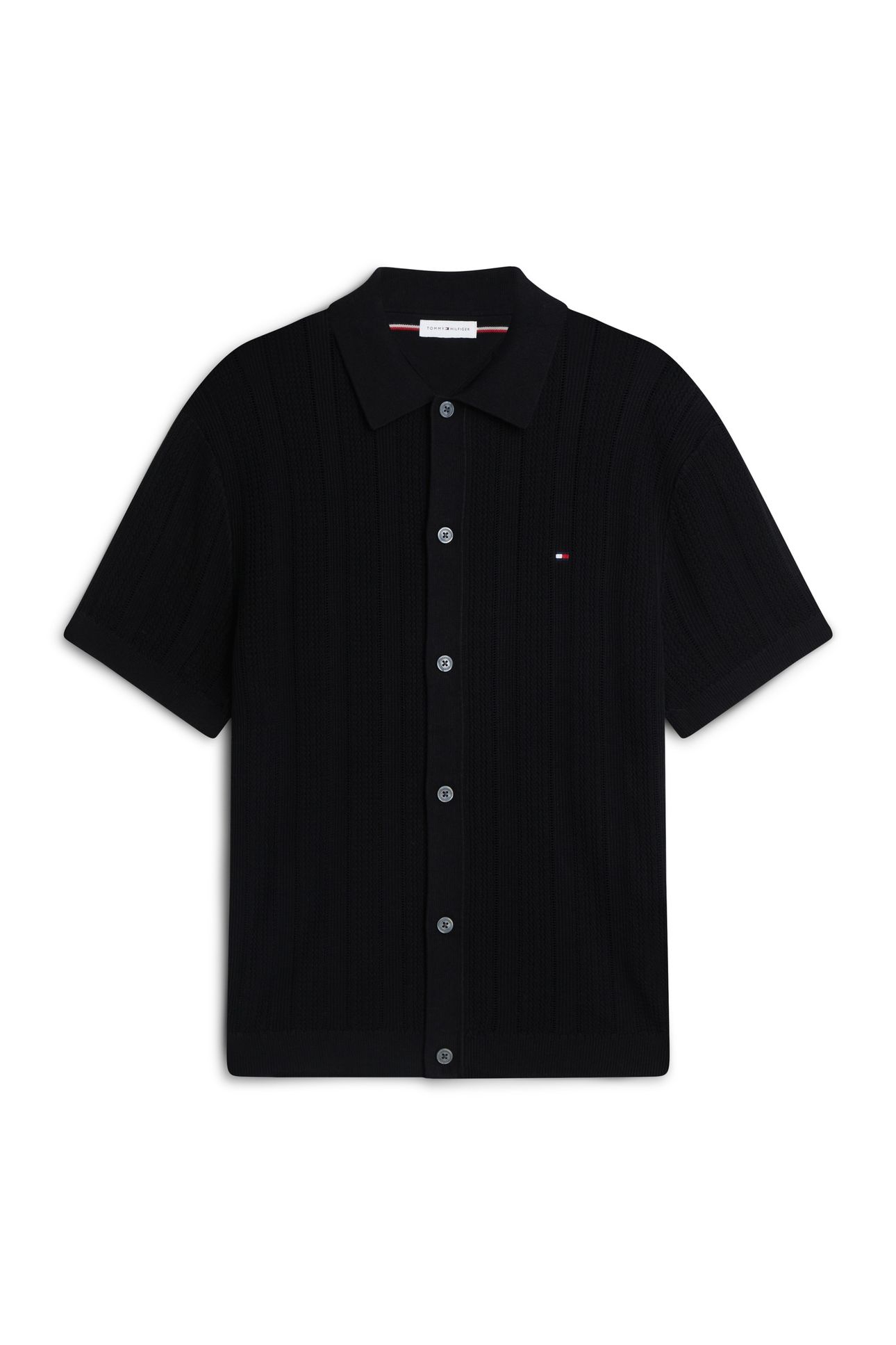 POINTELLE STRUCTURE BLACK HEATHER 4