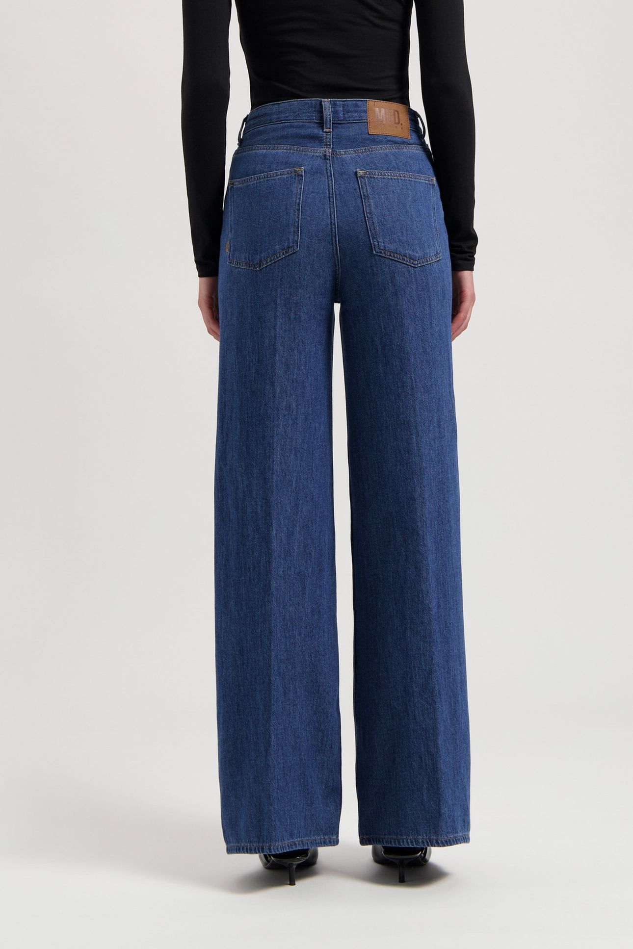 SARA HIGH LOOSE FLOW STONE INDIGO 4