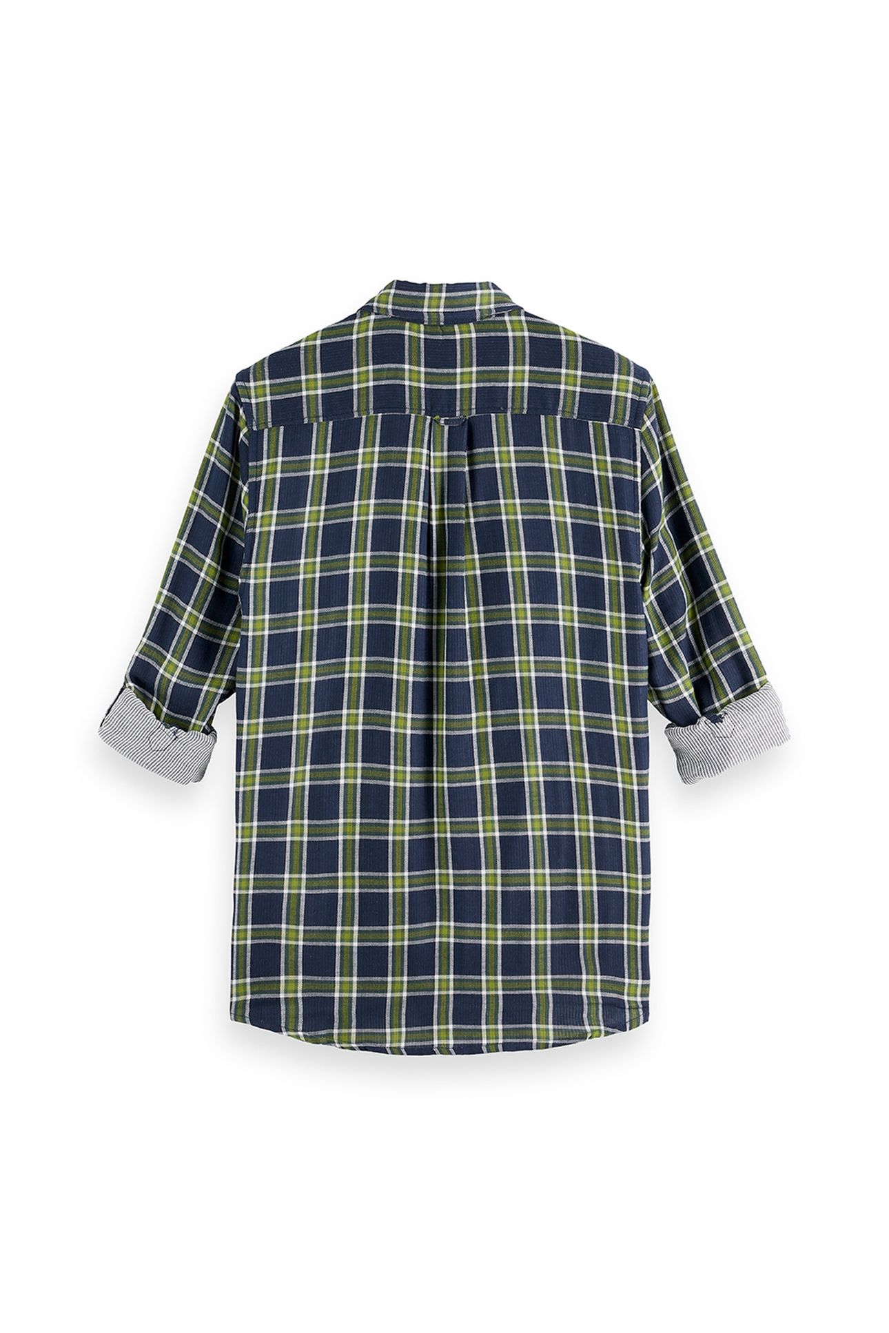 DOUBLE-FACE REGULAR FIT SHIRT SKY CAPTAIN CHECK 6